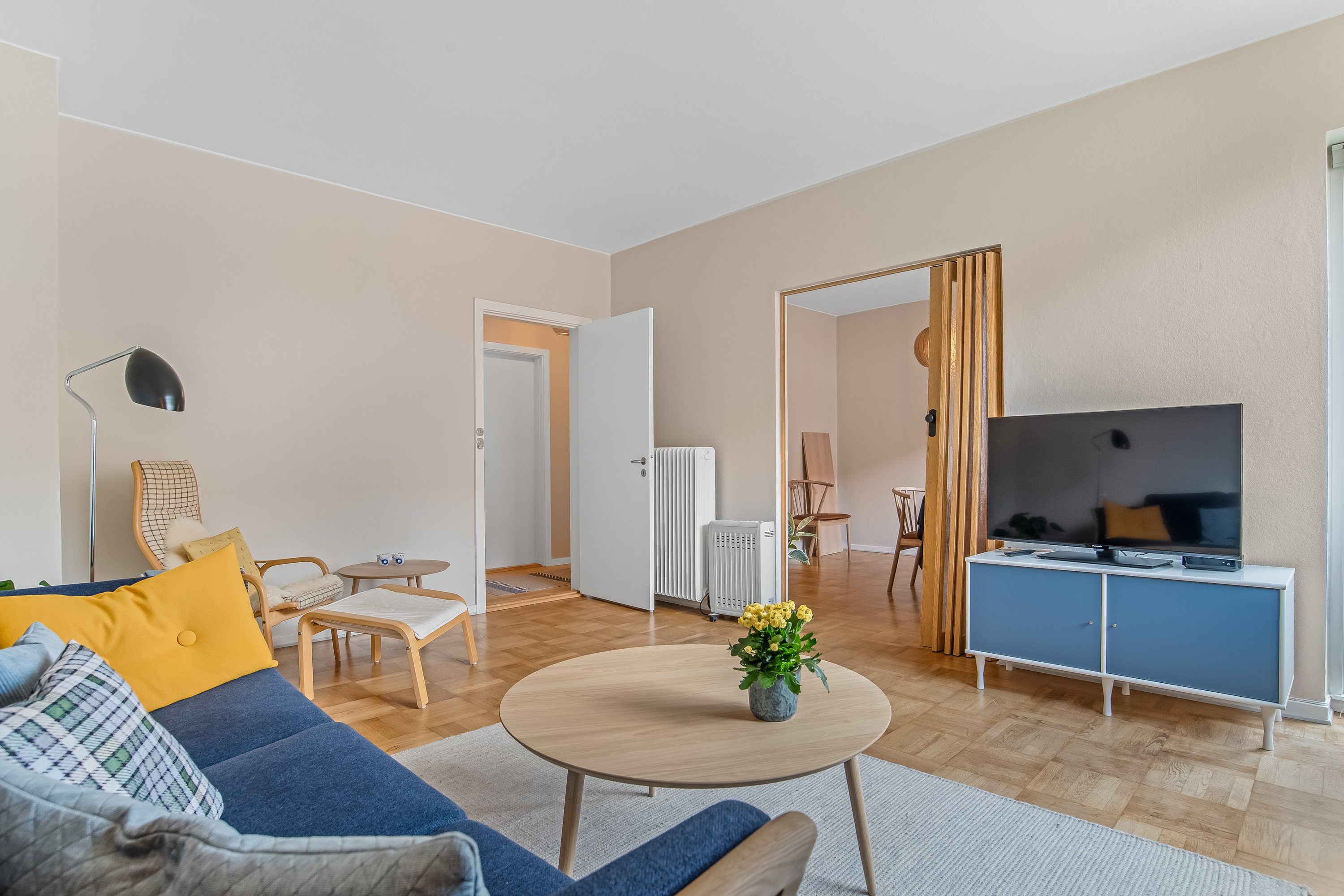 Fremhævet stue billede i fuldskærmstilstand. Billede af Brogården 7, 1. tv., 7500 Holstebro