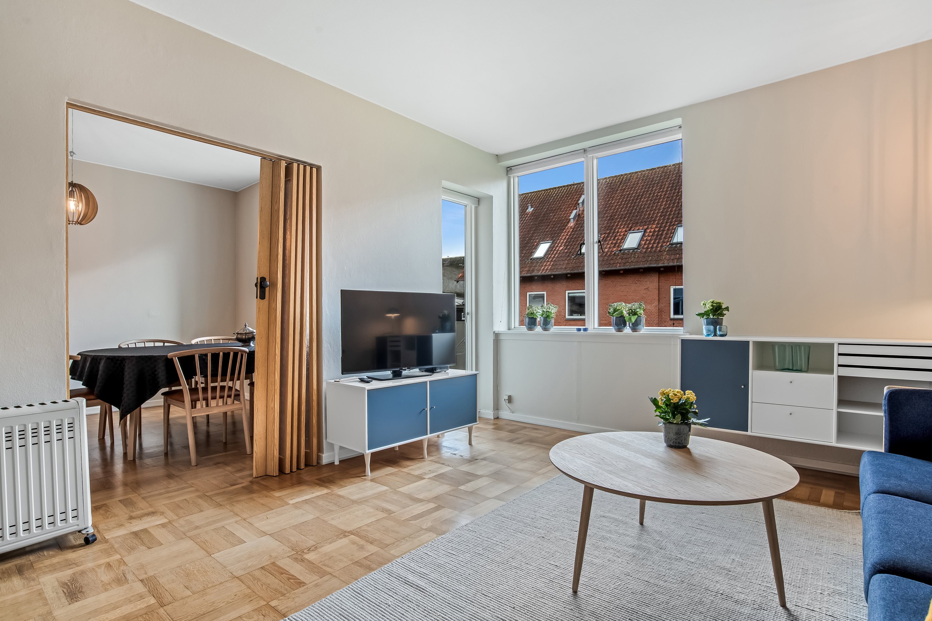 Fremhævet stue billede i fuldskærmstilstand. Billede af Brogården 7, 1. tv., 7500 Holstebro