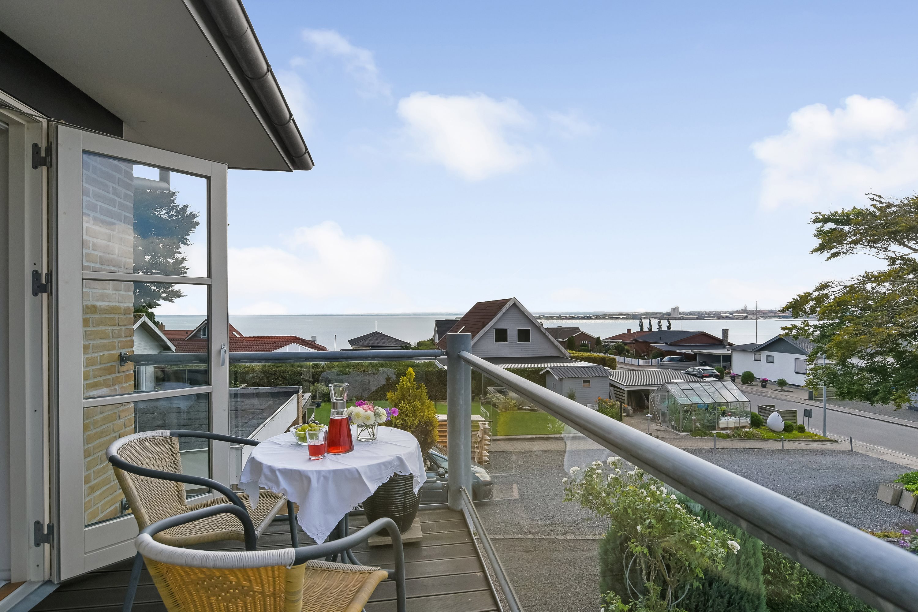 Fremhævet terrasse billede i fuldskærmstilstand. Billede af Fasanvej 37, 7600 Struer