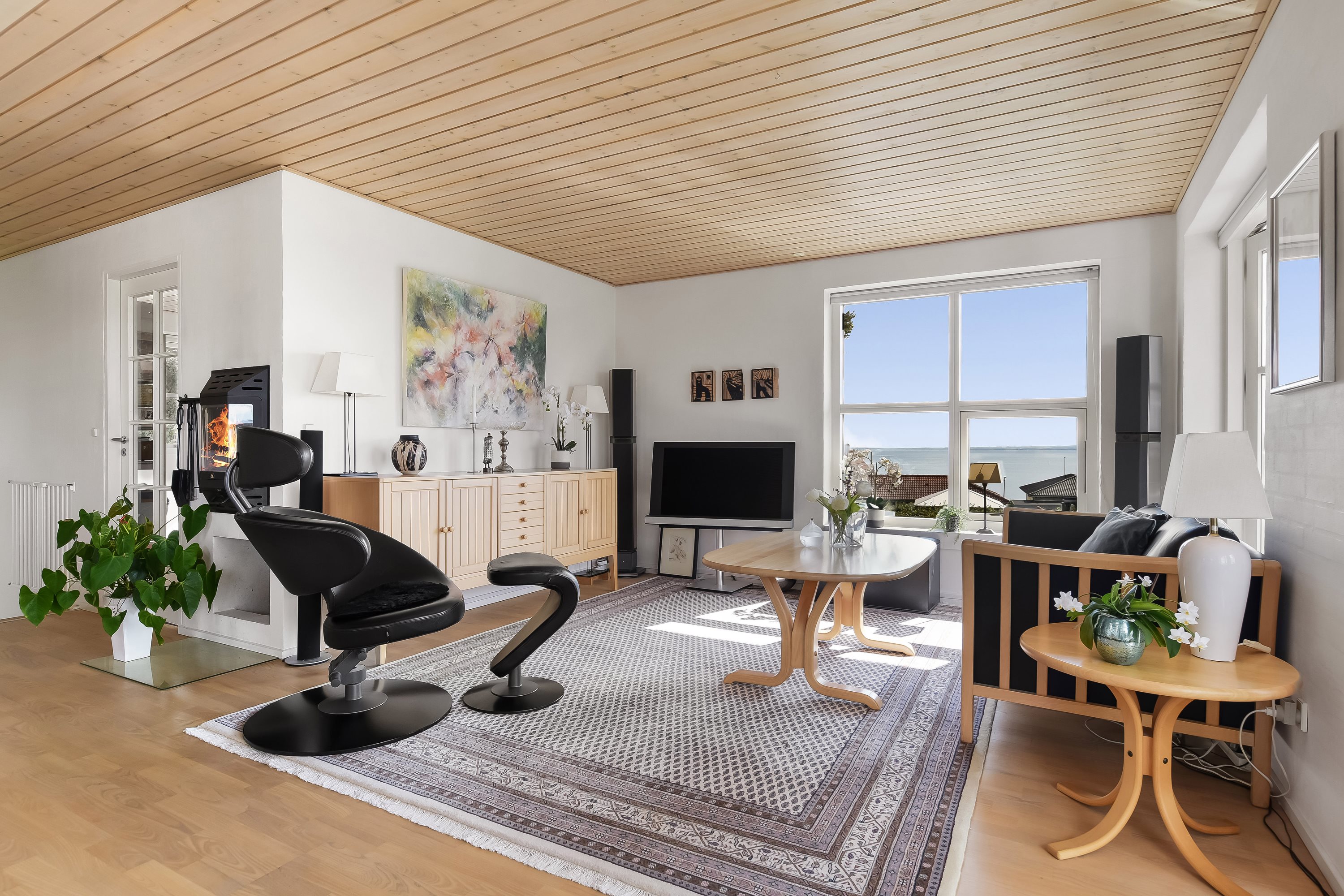 Fremhævet stue billede i fuldskærmstilstand. Billede af Fasanvej 37, 7600 Struer