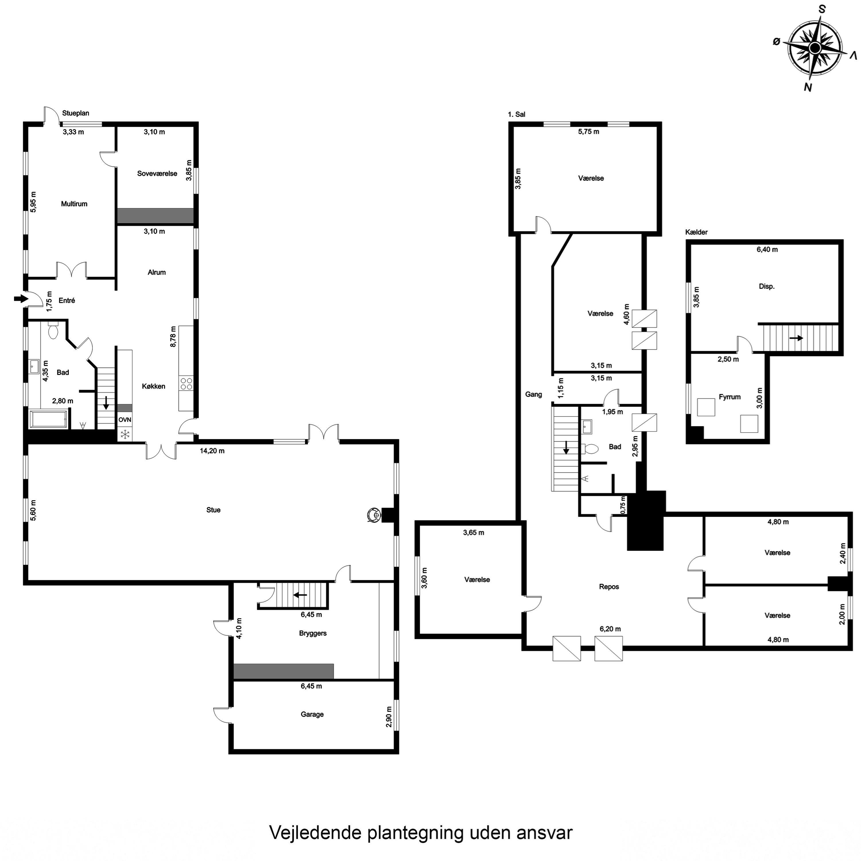 Plantegninger billede af Højkildevej 11, Ørum, 8721 Daugård