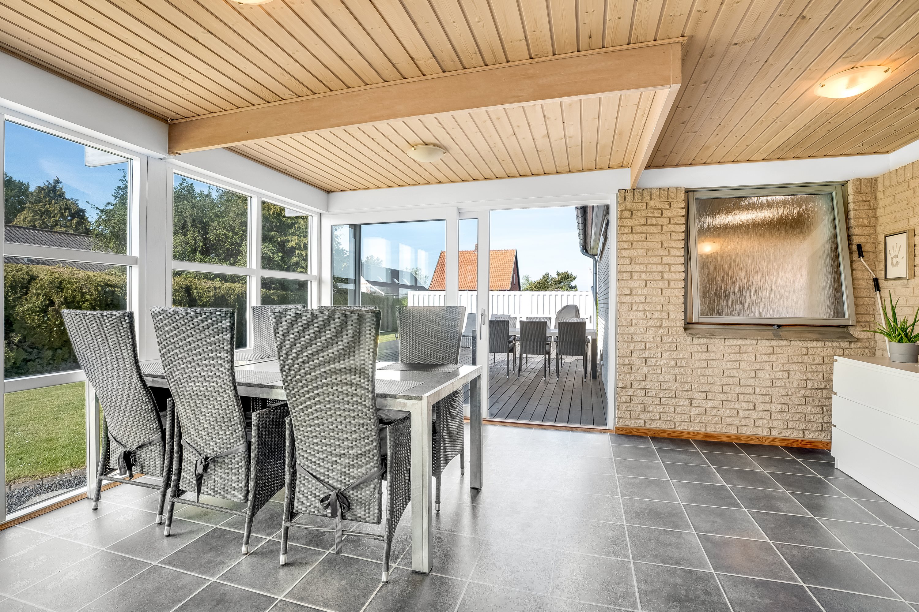 Fremhævet udestue billede i fuldskærmstilstand. Billede af Møllevej 58, 4990 Sakskøbing