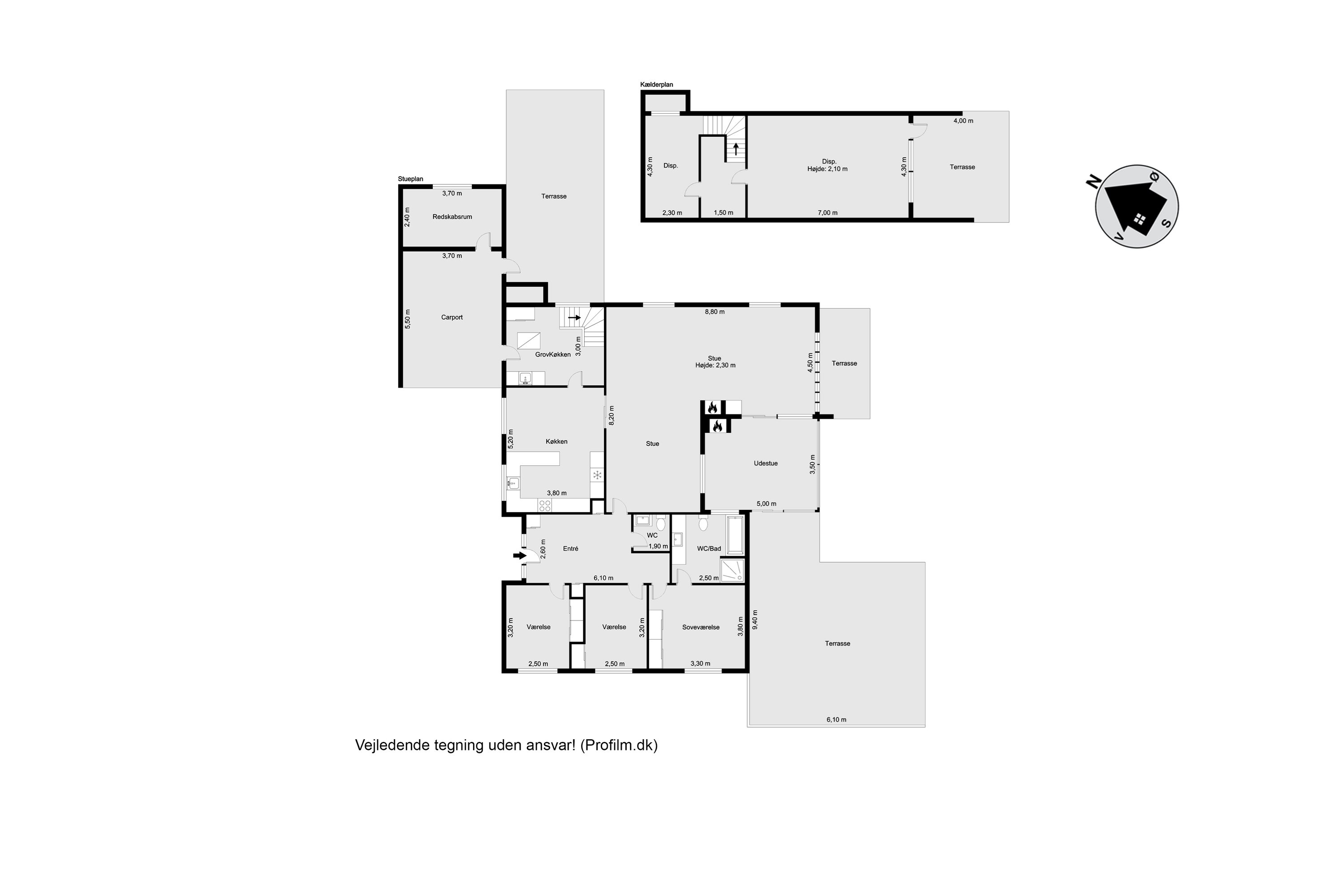 Plantegninger billede af Møllevej 58, 4990 Sakskøbing