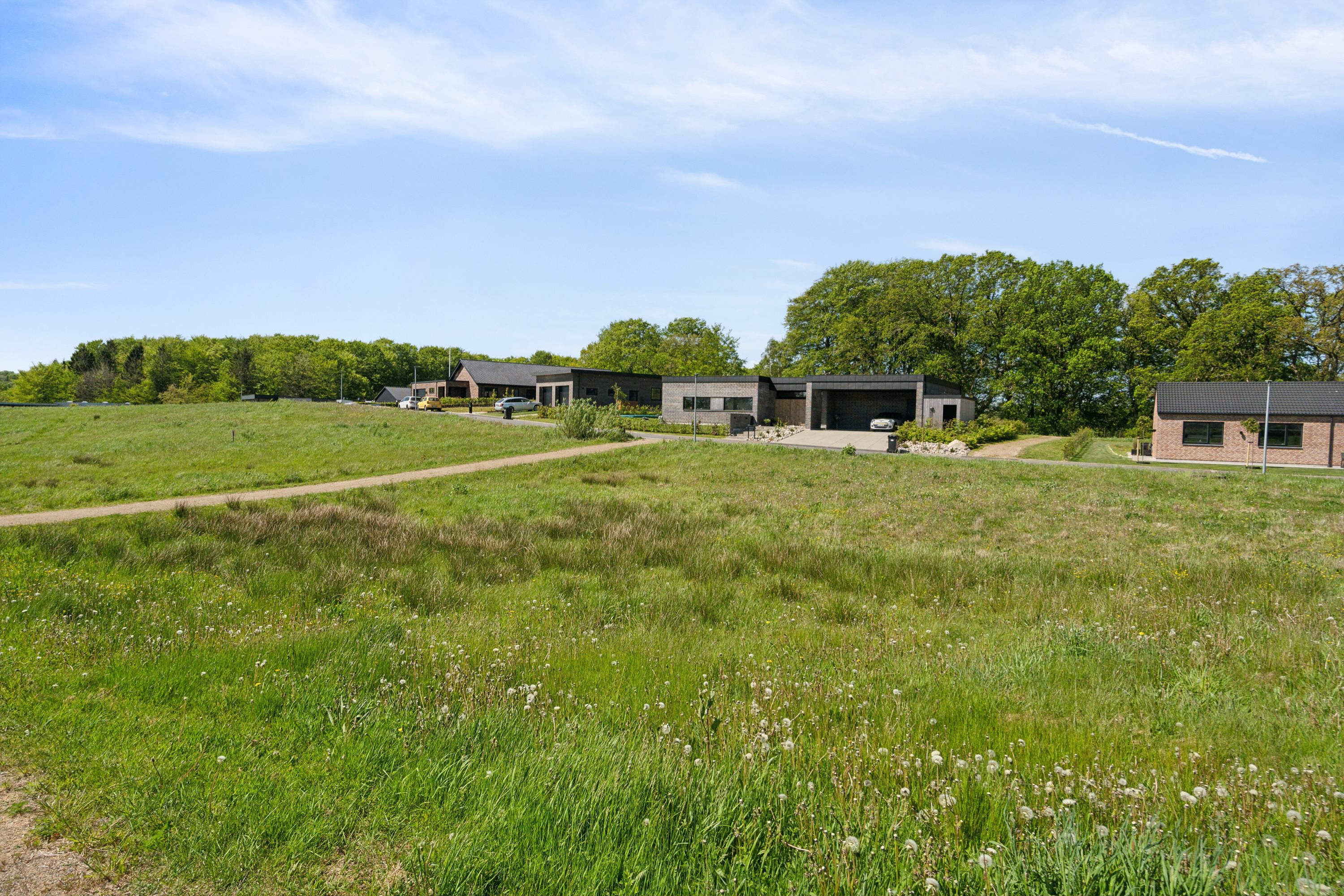 Fremhævet udendørs billede i fuldskærmstilstand. Billede af Vinkelgårdsvej 45, parcel nr. 20, 6040 Egtved