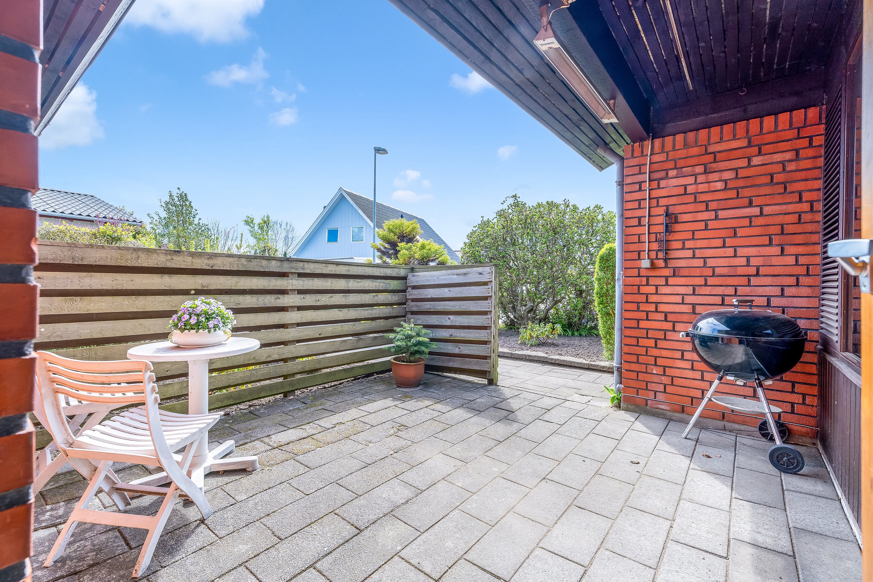 Fremhævet terrasse billede i fuldskærmstilstand. Billede af Daneborgvej 11, 4800 Nykøbing F