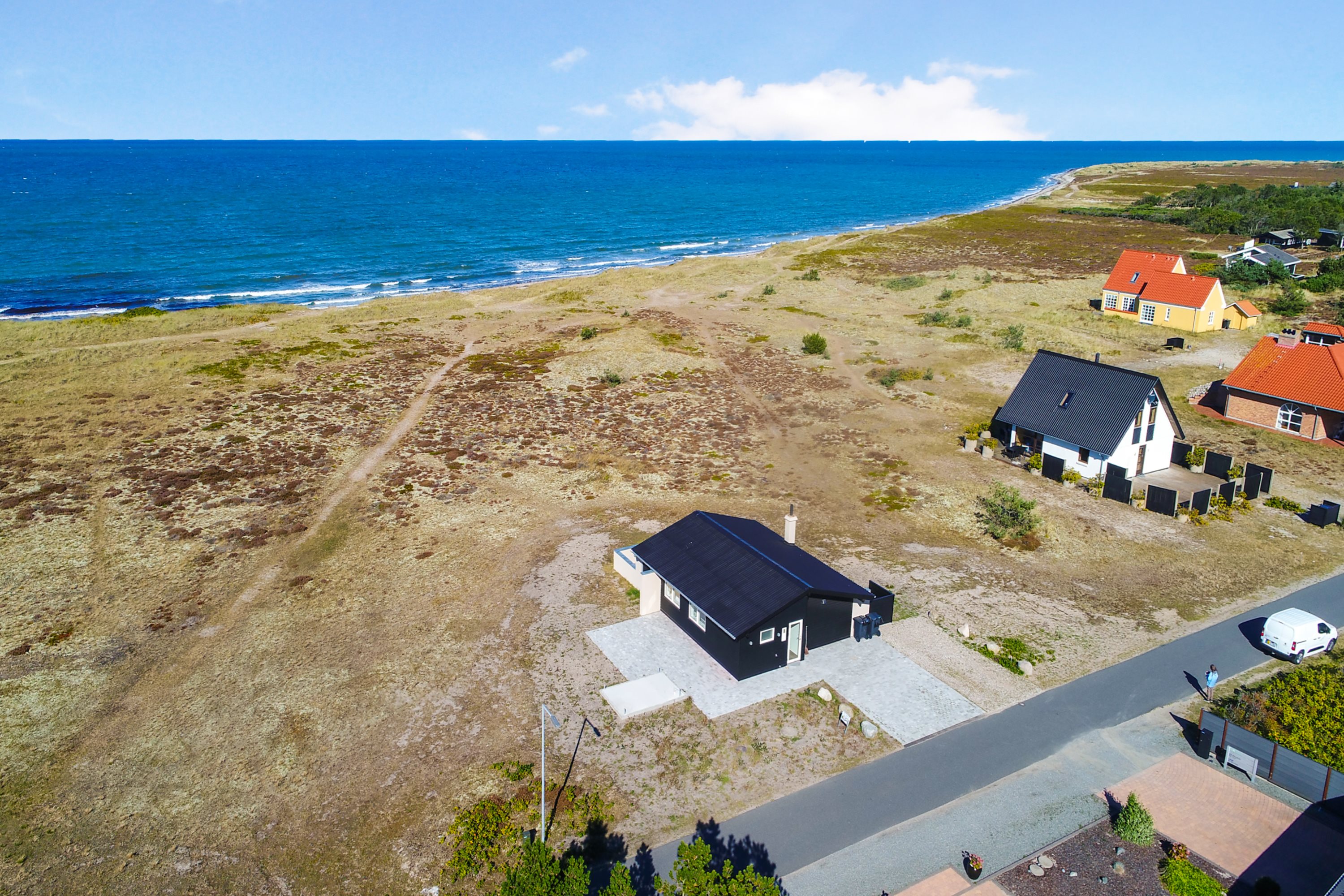 Fremhævet luftfoto billede i fuldskærmstilstand. Billede af Mågevej 11, Østerby Havn, 9940 Læsø