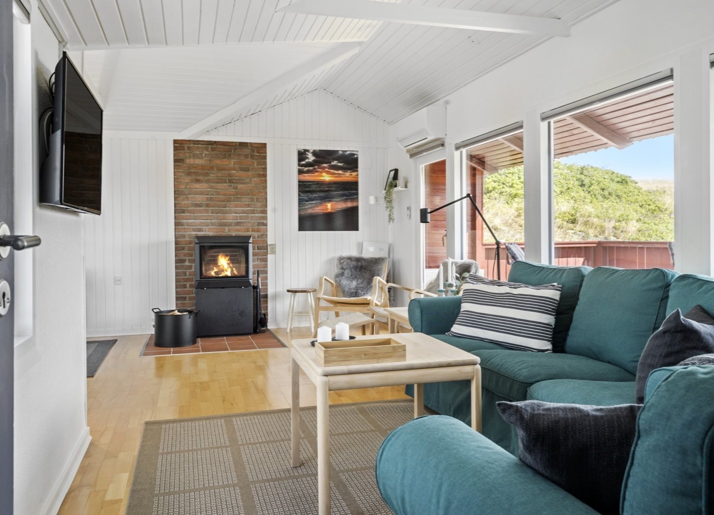 Fremhævet  billede i fuldskærmstilstand. Billede af Havvej 40, Haurvig, 6960 Hvide Sande