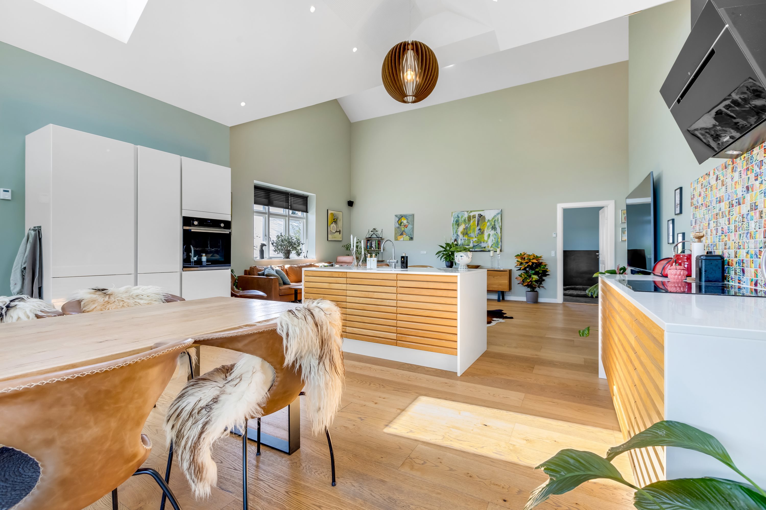 Fremhævet køkken billede i fuldskærmstilstand. Billede af Nebsmøllevej 70, Høed, 4100 Ringsted