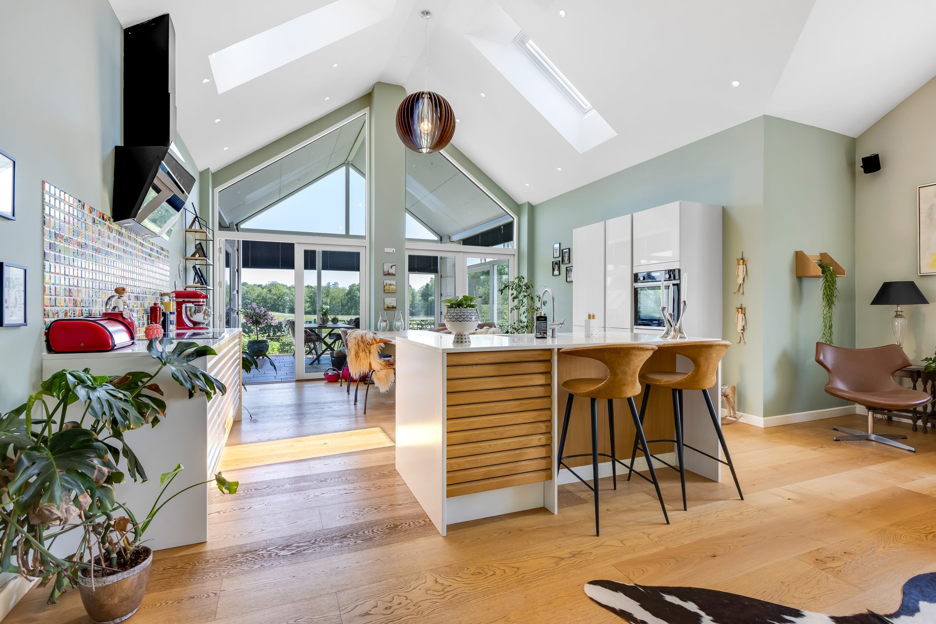 Fremhævet køkken billede i fuldskærmstilstand. Billede af Nebsmøllevej 70, Høed, 4100 Ringsted