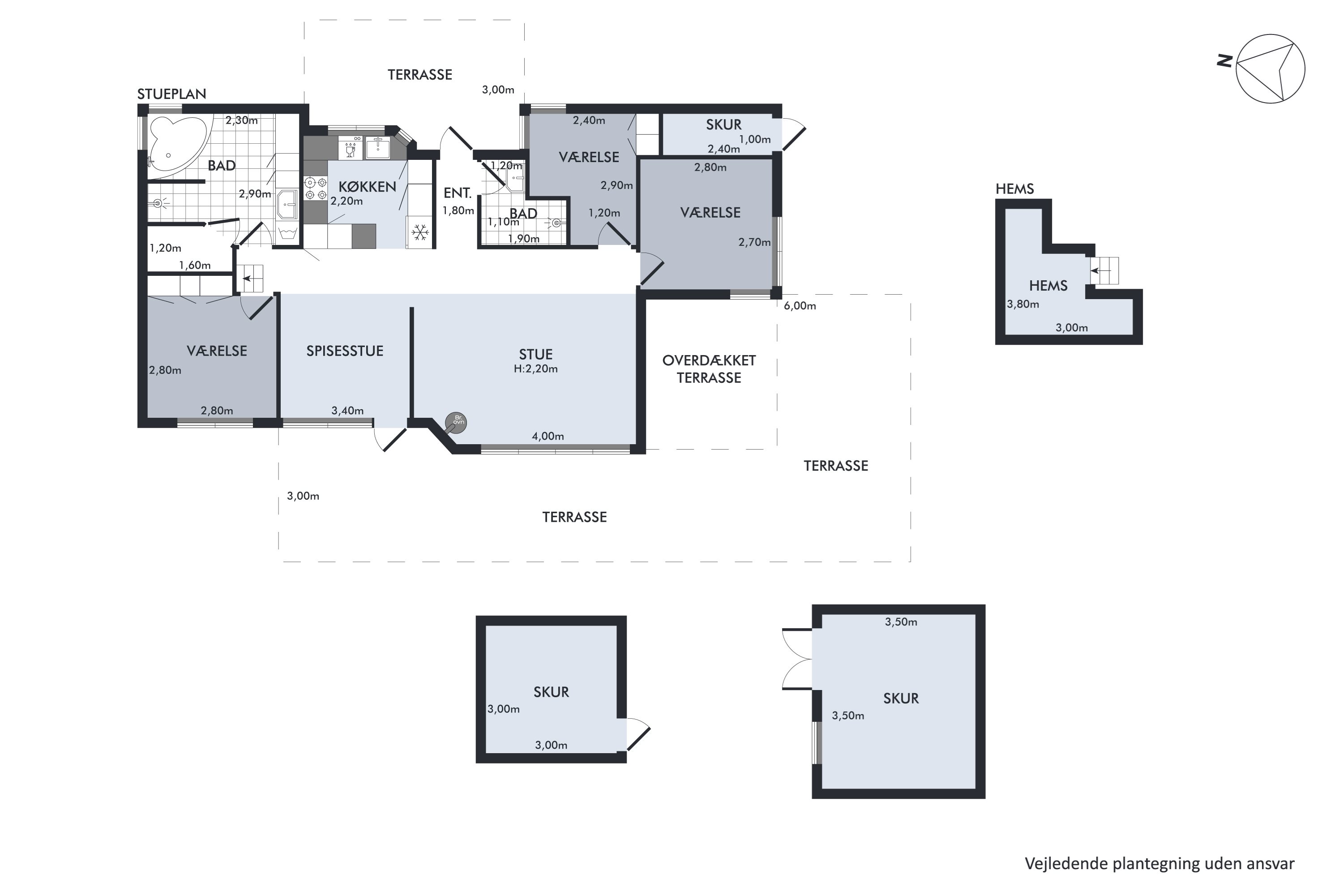 Plantegninger billede af Høgevej 1, Østerby, 9940 Læsø