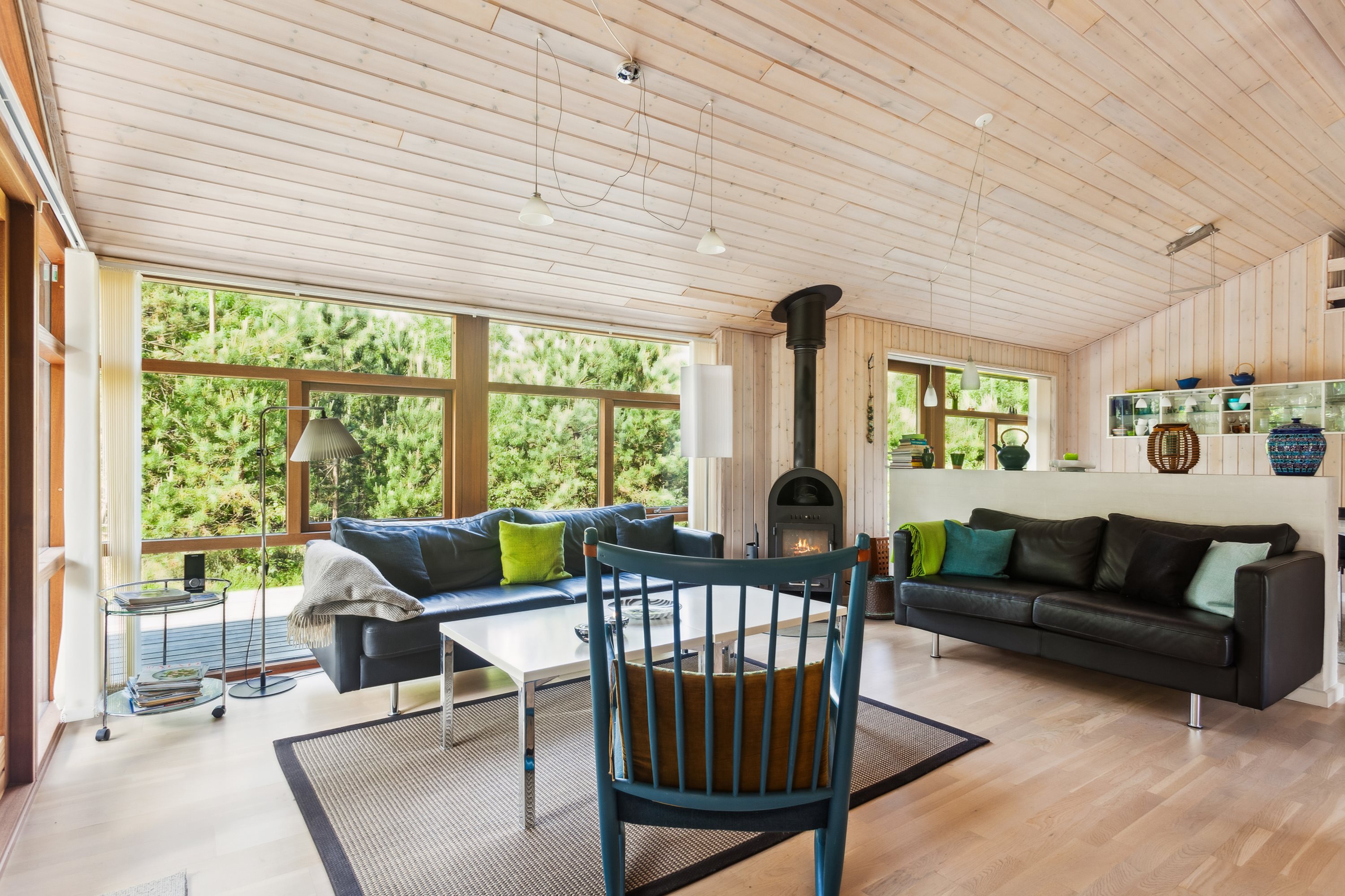 Fremhævet stue billede i fuldskærmstilstand. Billede af Høgevej 1, Østerby, 9940 Læsø