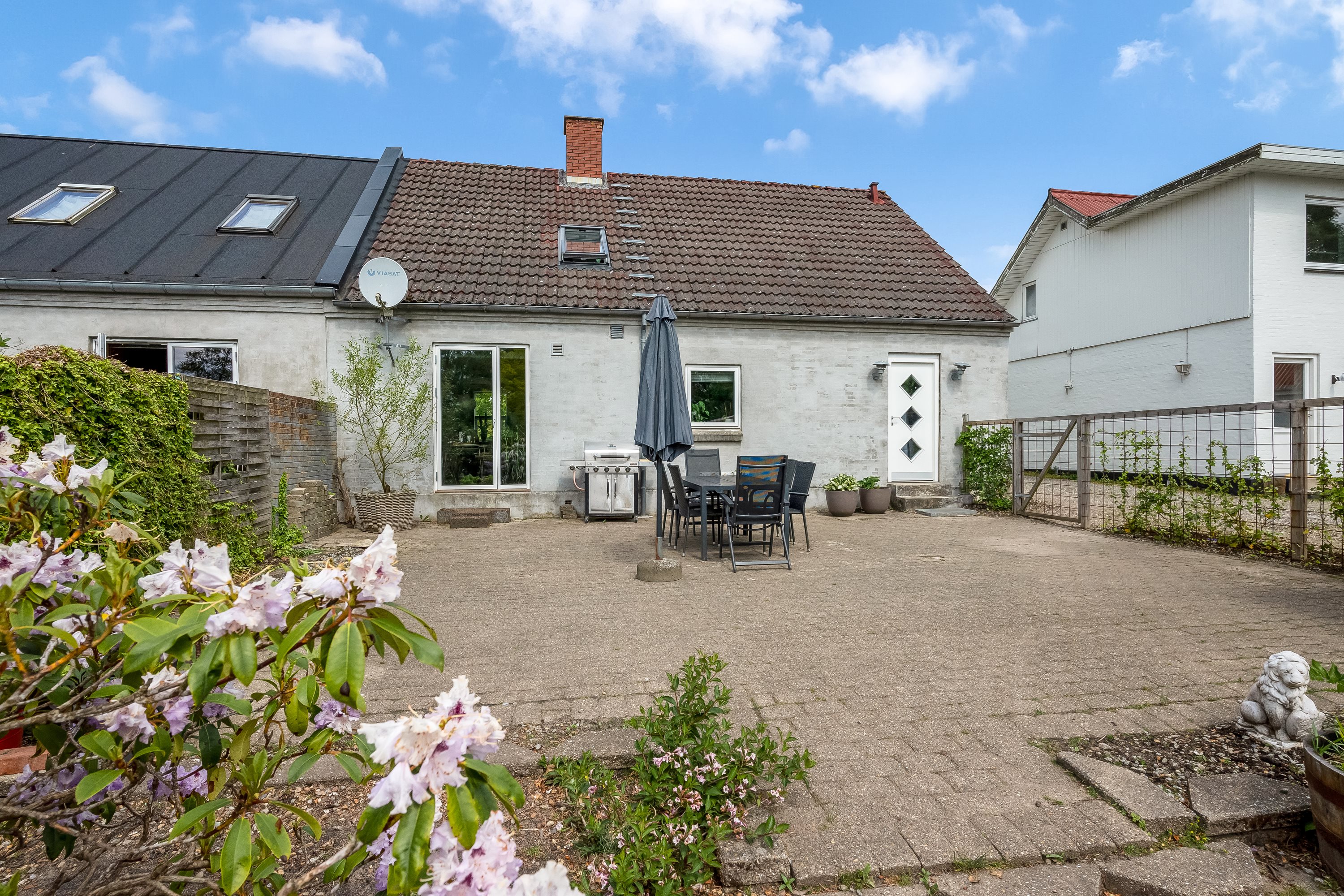 Fremhævet terrasse billede i fuldskærmstilstand. Billede af Hovedgaden 16, Tvis, 7500 Holstebro