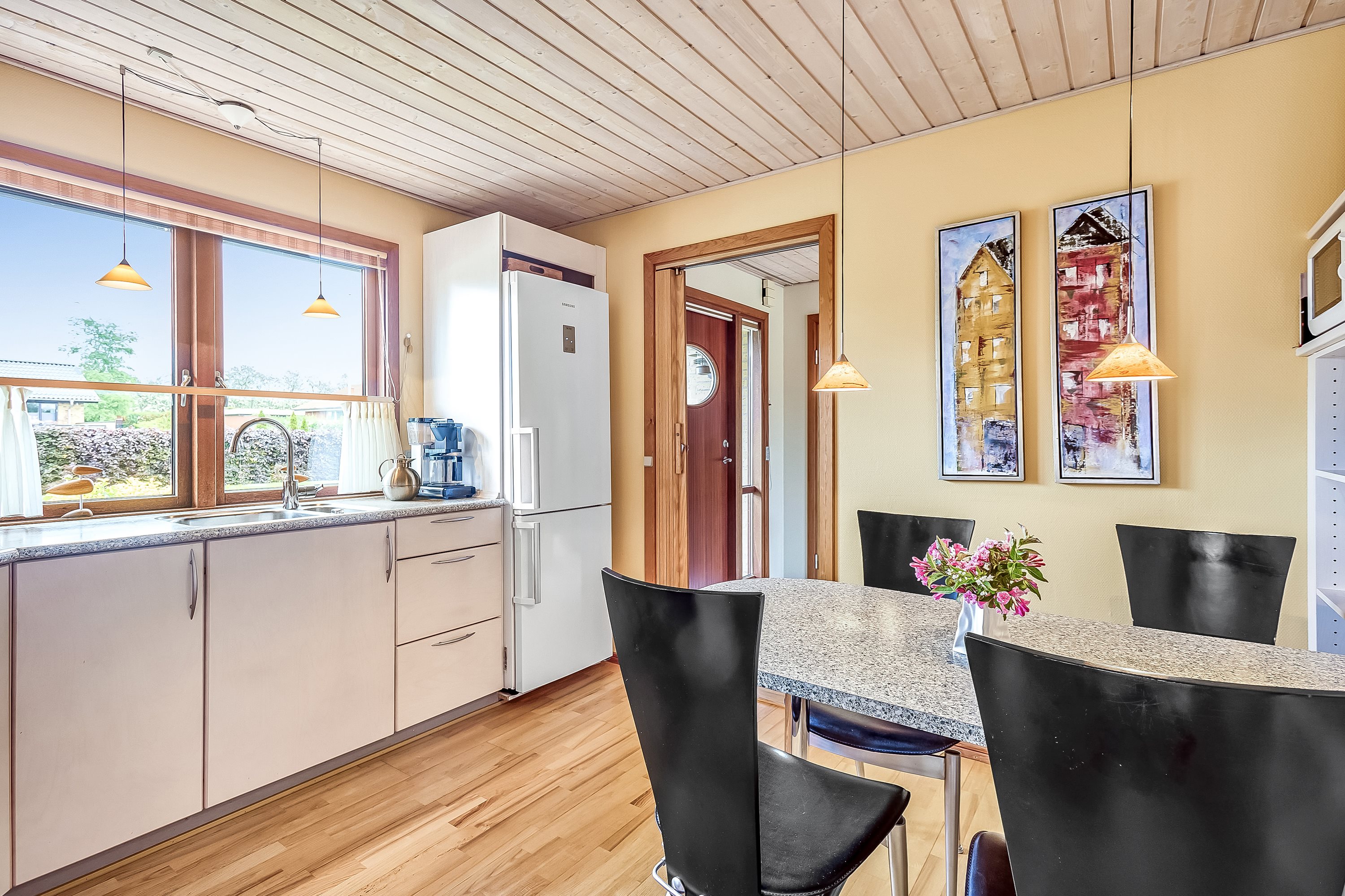 Fremhævet køkken billede i fuldskærmstilstand. Billede af Fjordvænget 48, 8832 Skals