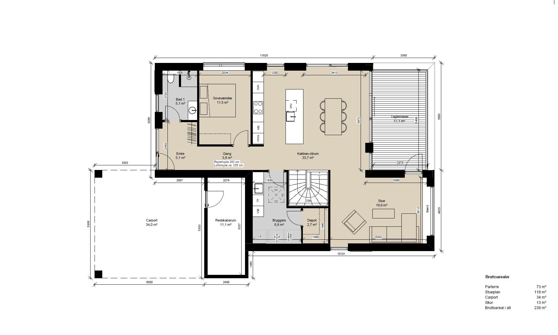 Plantegninger billede af Ydunshave 41, Tåsinge, 5700 Svendborg