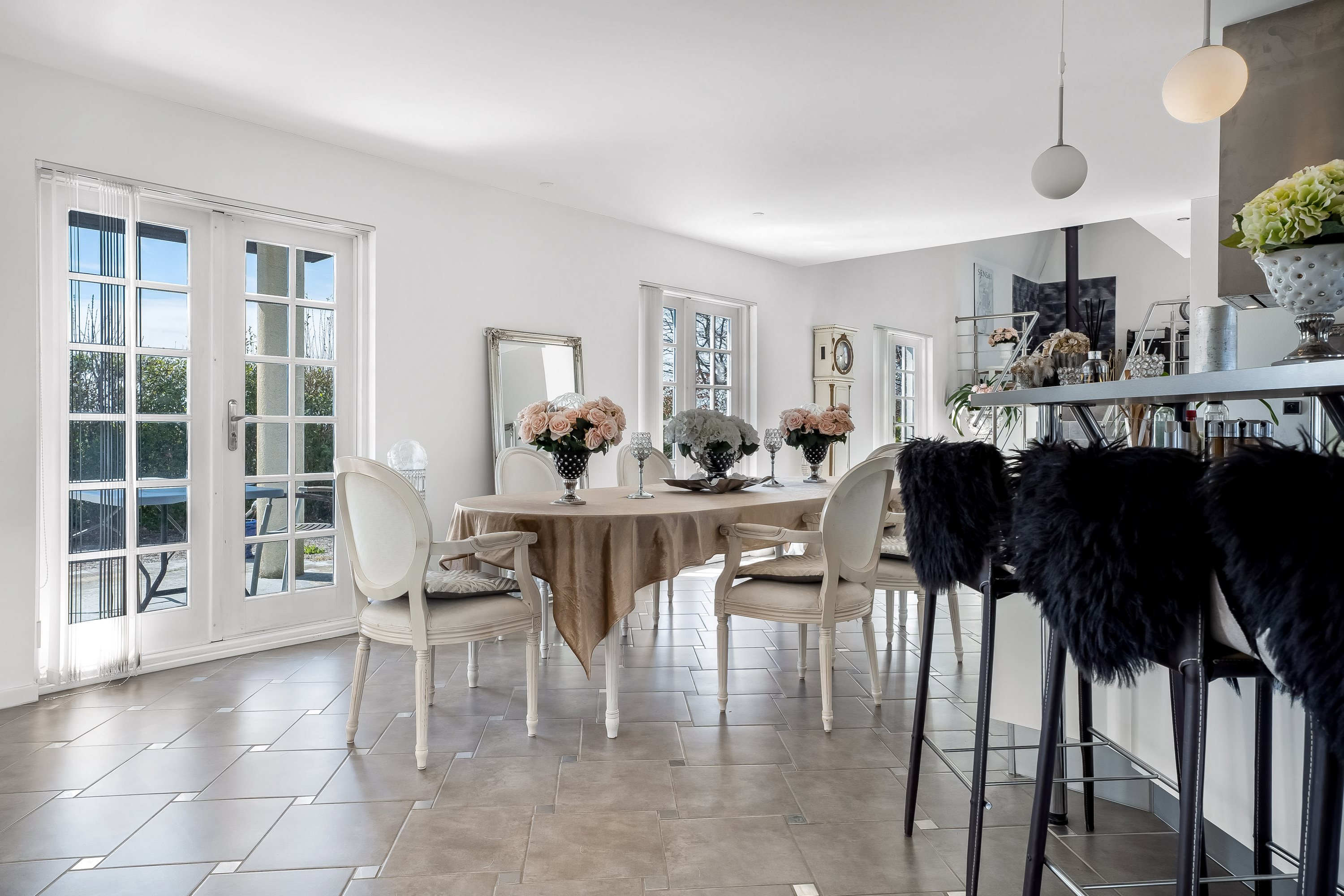 Fremhævet køkken alrum billede i fuldskærmstilstand. Billede af Steffensmindevej 1, Alstrup, 4840 Nørre Alslev