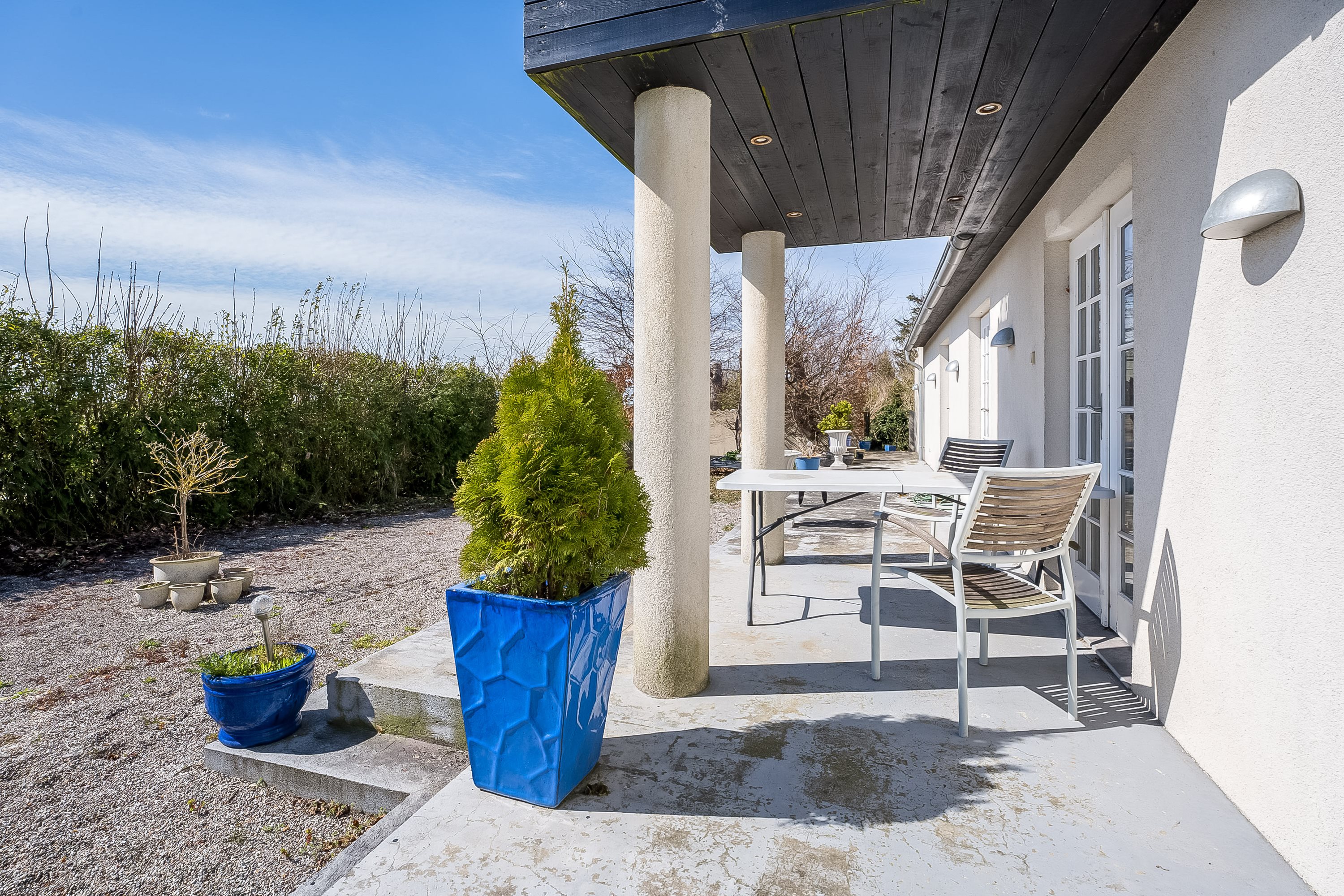 Fremhævet terrasse billede i fuldskærmstilstand. Billede af Steffensmindevej 1, Alstrup, 4840 Nørre Alslev