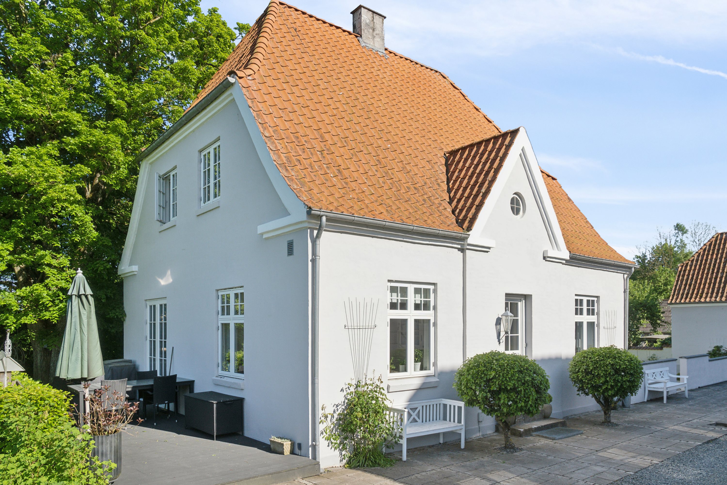 Miniaturebillede 1: set fra haven. Billede af Tåningvej 7, Tåning, 8660 Skanderborg