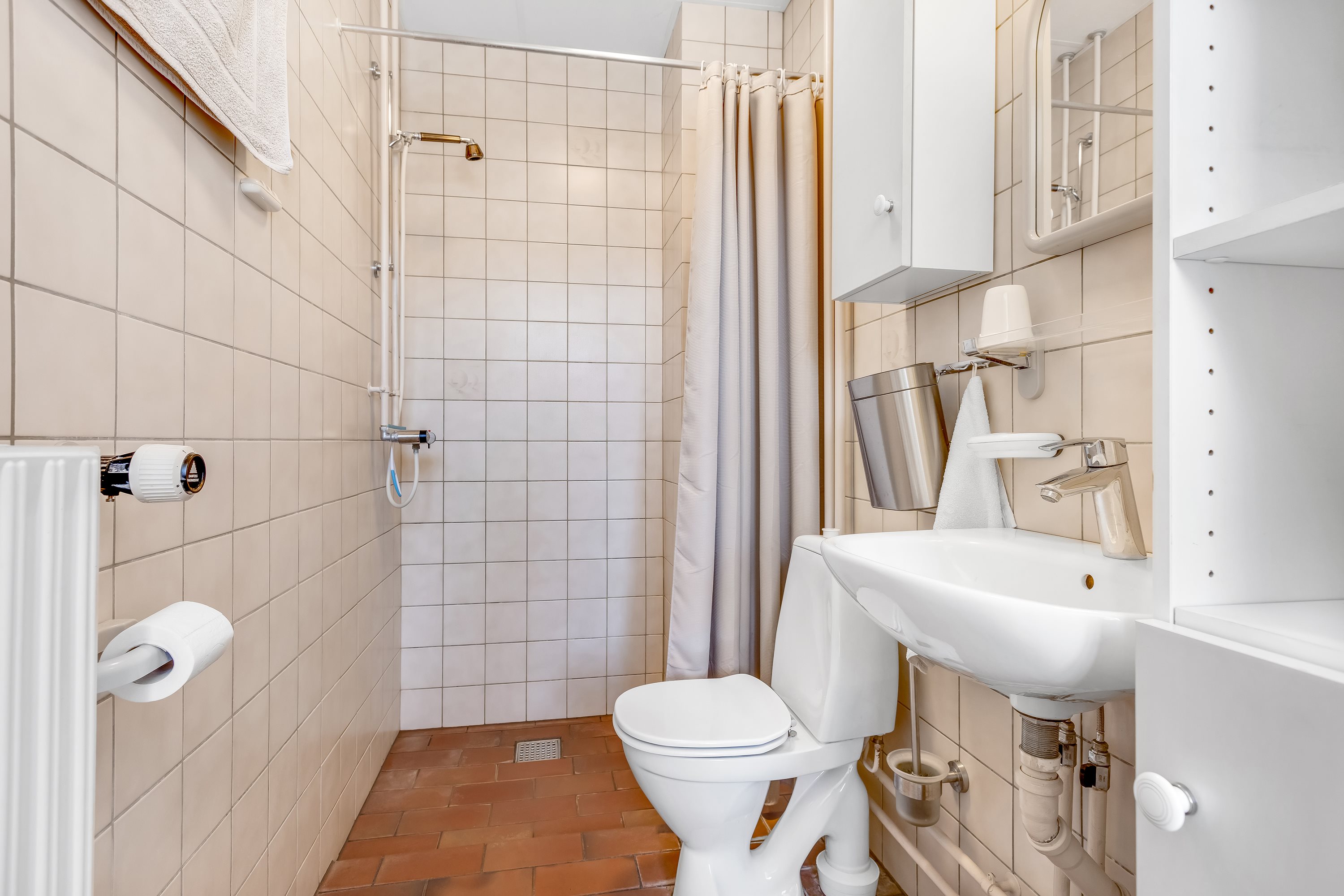 Fremhævet badeværelse billede i fuldskærmstilstand. Billede af Sylowsvej 63, 4220 Korsør