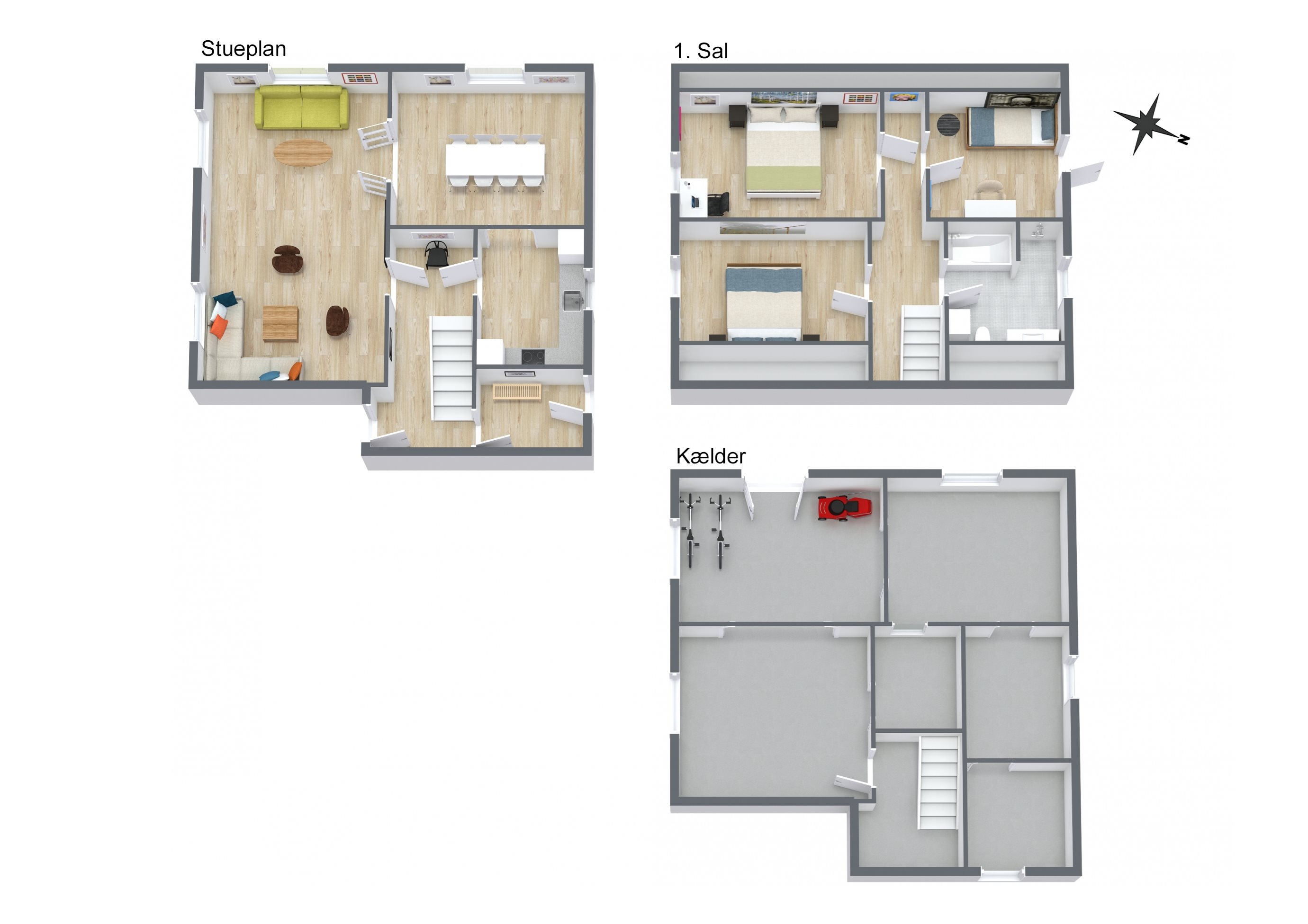 Plantegninger billede af Liljevej 7, 9750 Østervrå