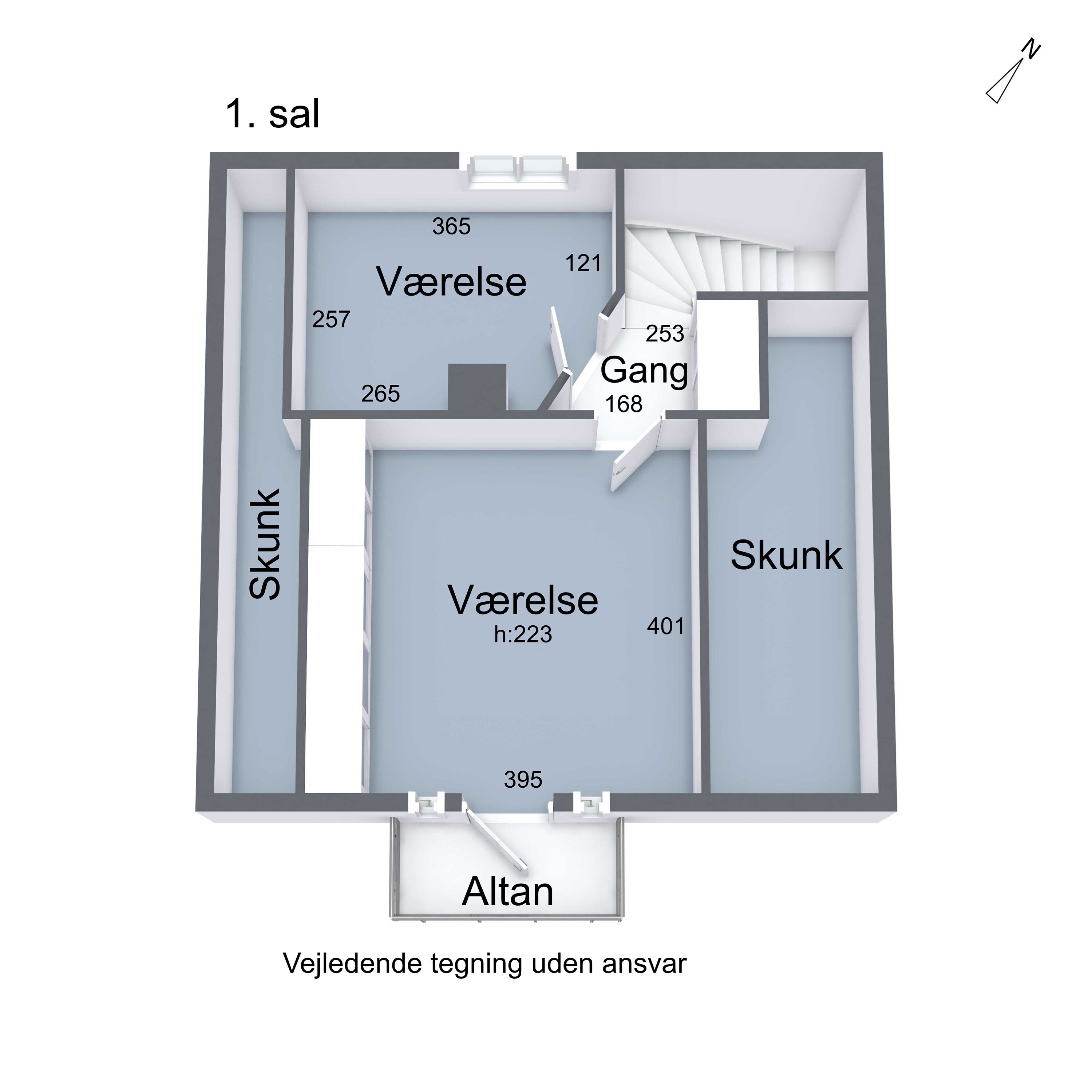 Plantegninger billede af Urvej 8, 8450 Hammel