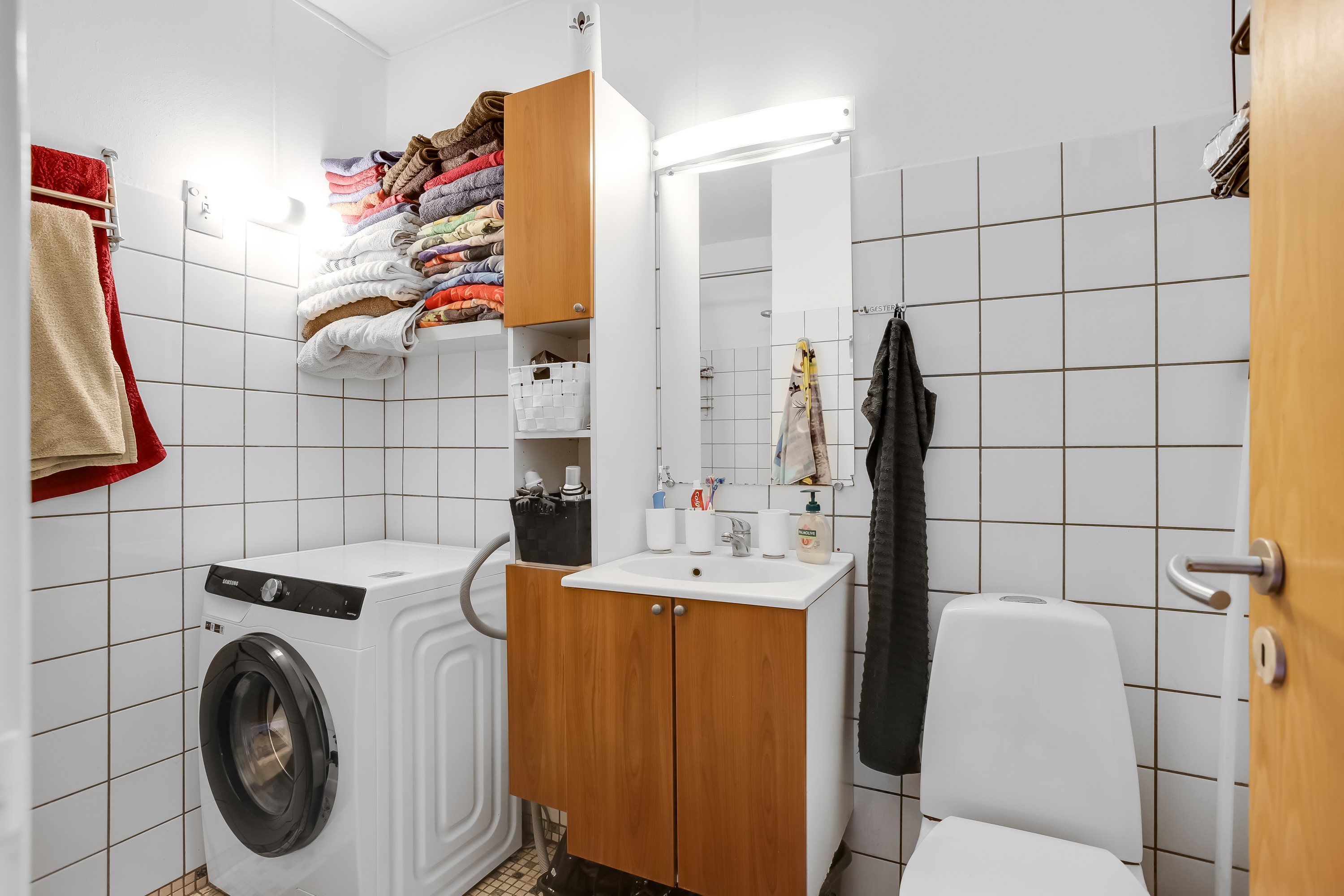 Fremhævet badeværelse billede i fuldskærmstilstand. Billede af Pebermyntevej 51, 1. tv., 8800 Viborg