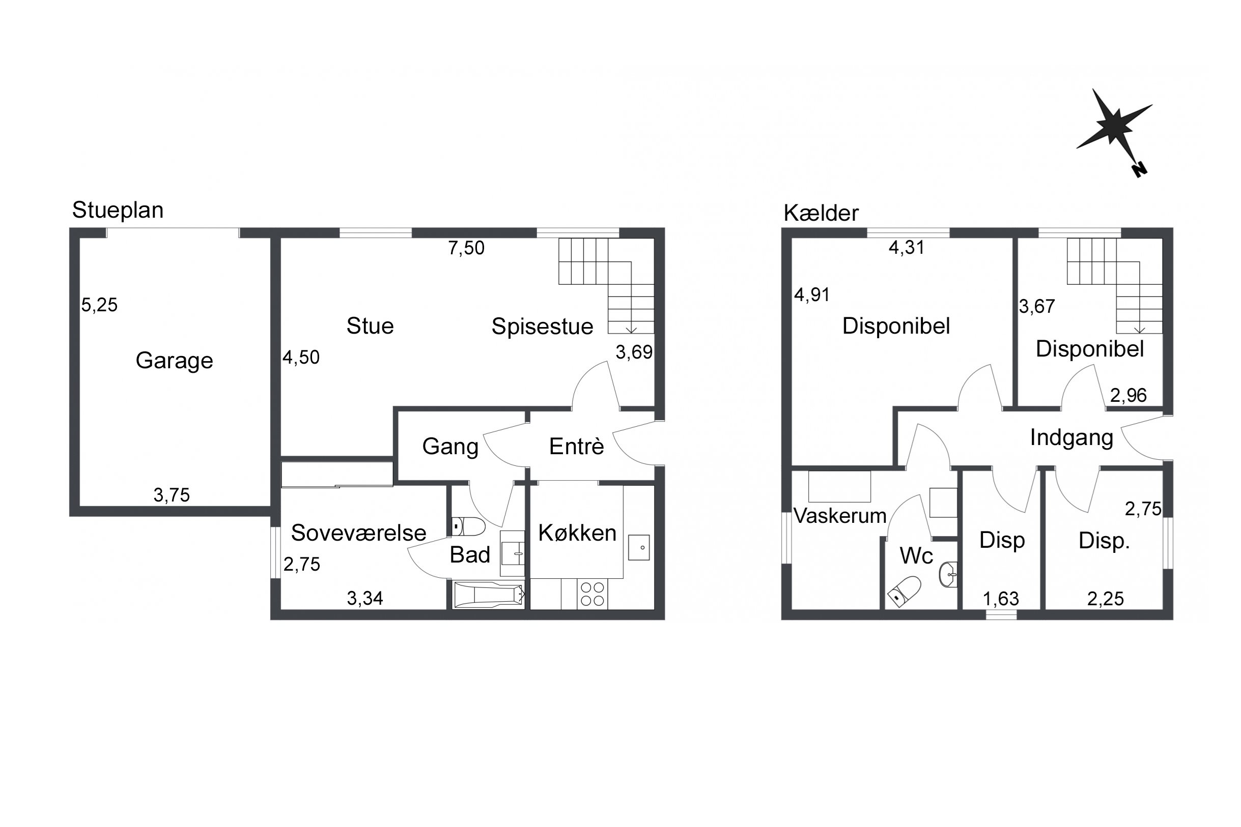 Plantegninger billede af Johannes Hansens Vej 21, 9830 Tårs