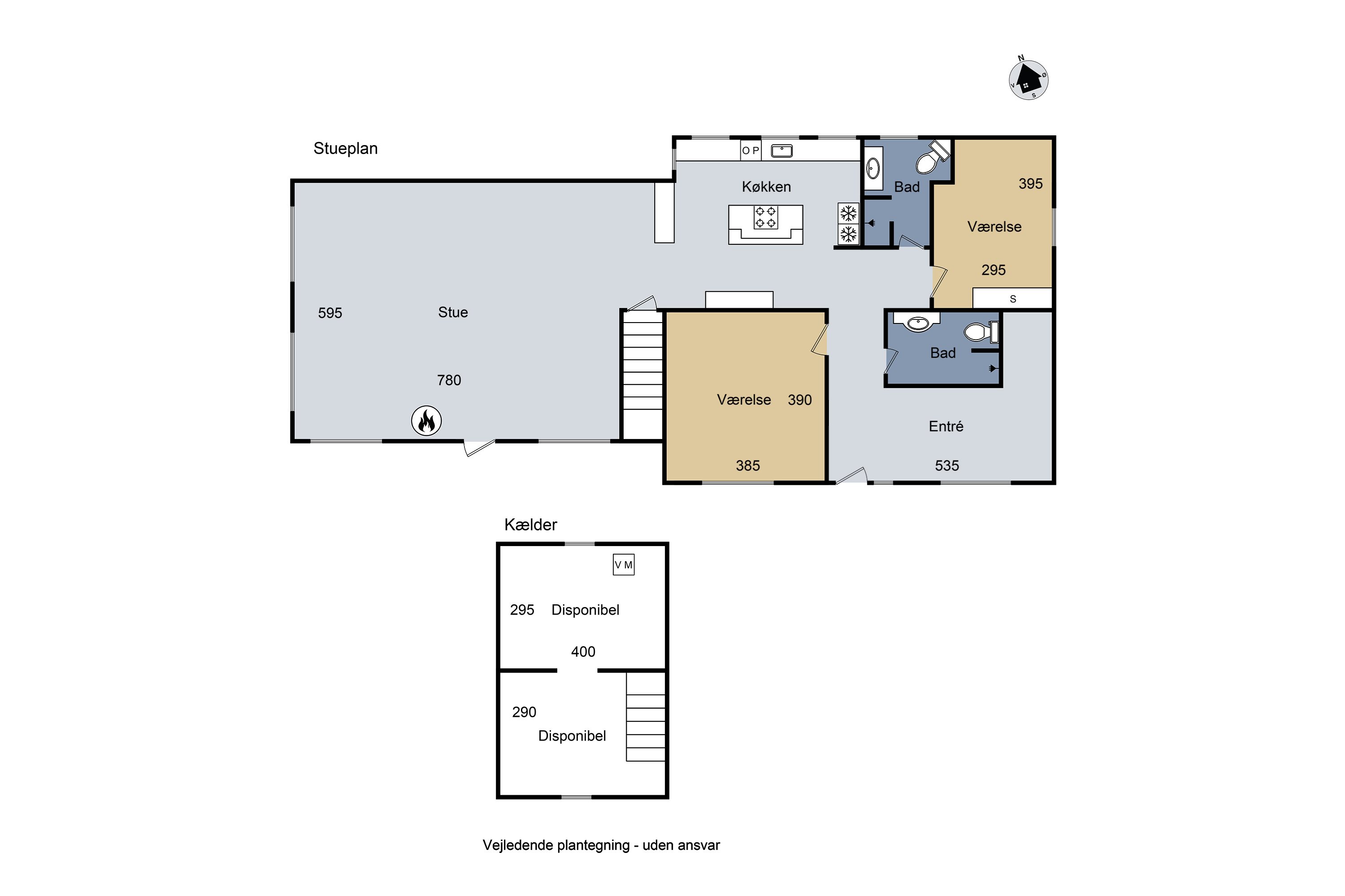 Plantegninger billede af Kongelyset 126, 4200 Slagelse
