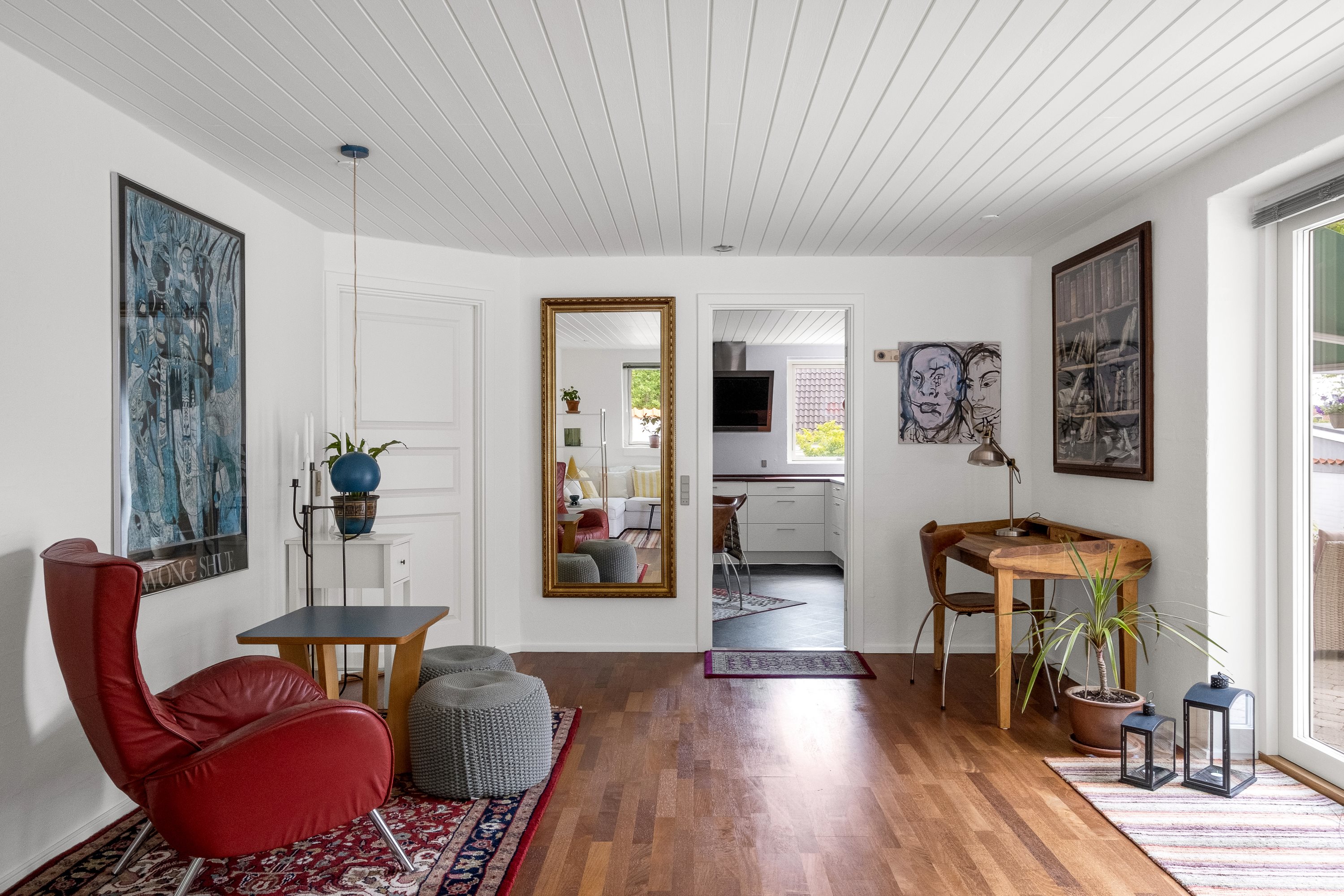 Fremhævet stue billede i fuldskærmstilstand. Billede af Elsted Kirkevej 9, 8520 Lystrup