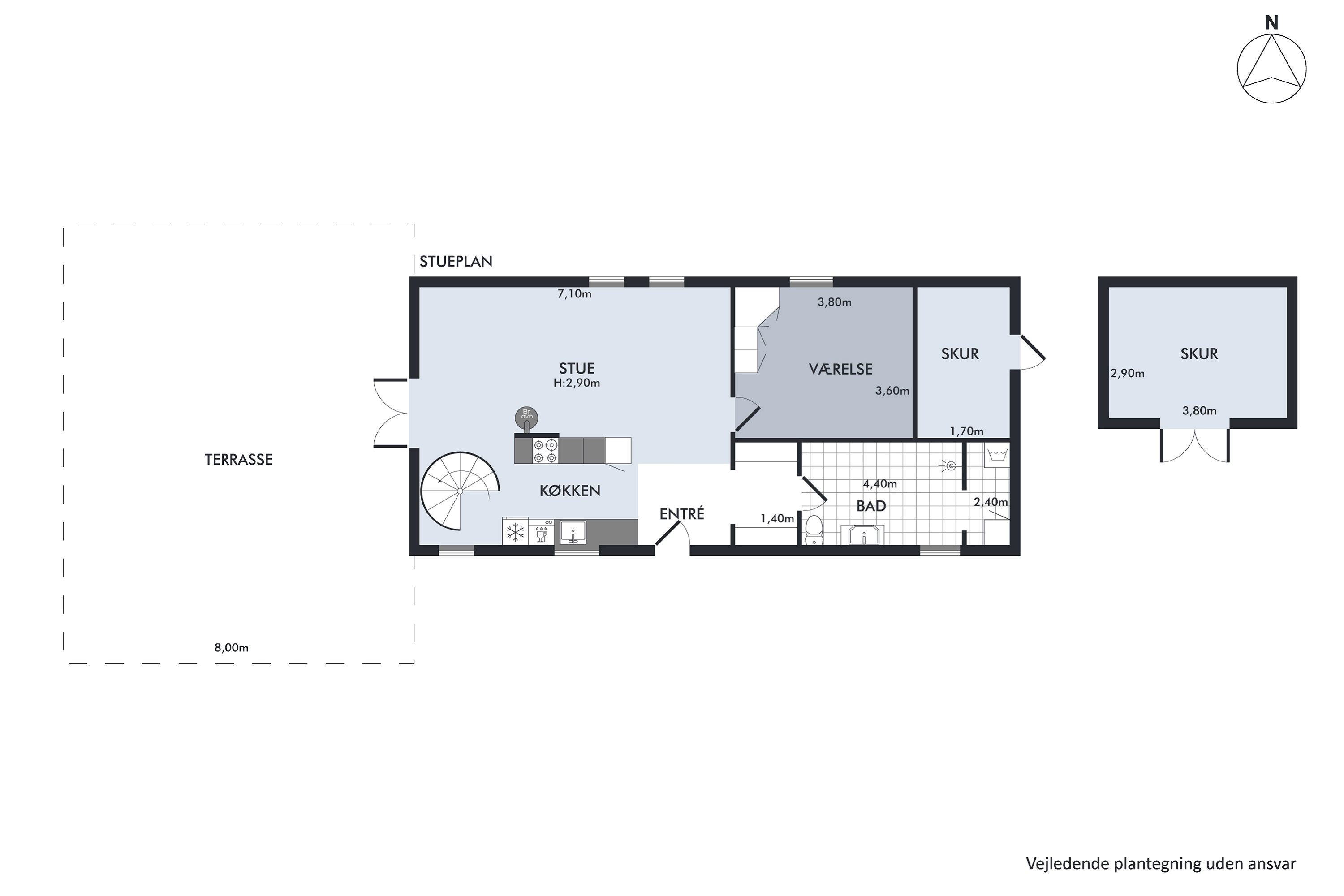 Plantegninger billede af Drosselvej 3, Østerby Havn, 9940 Læsø