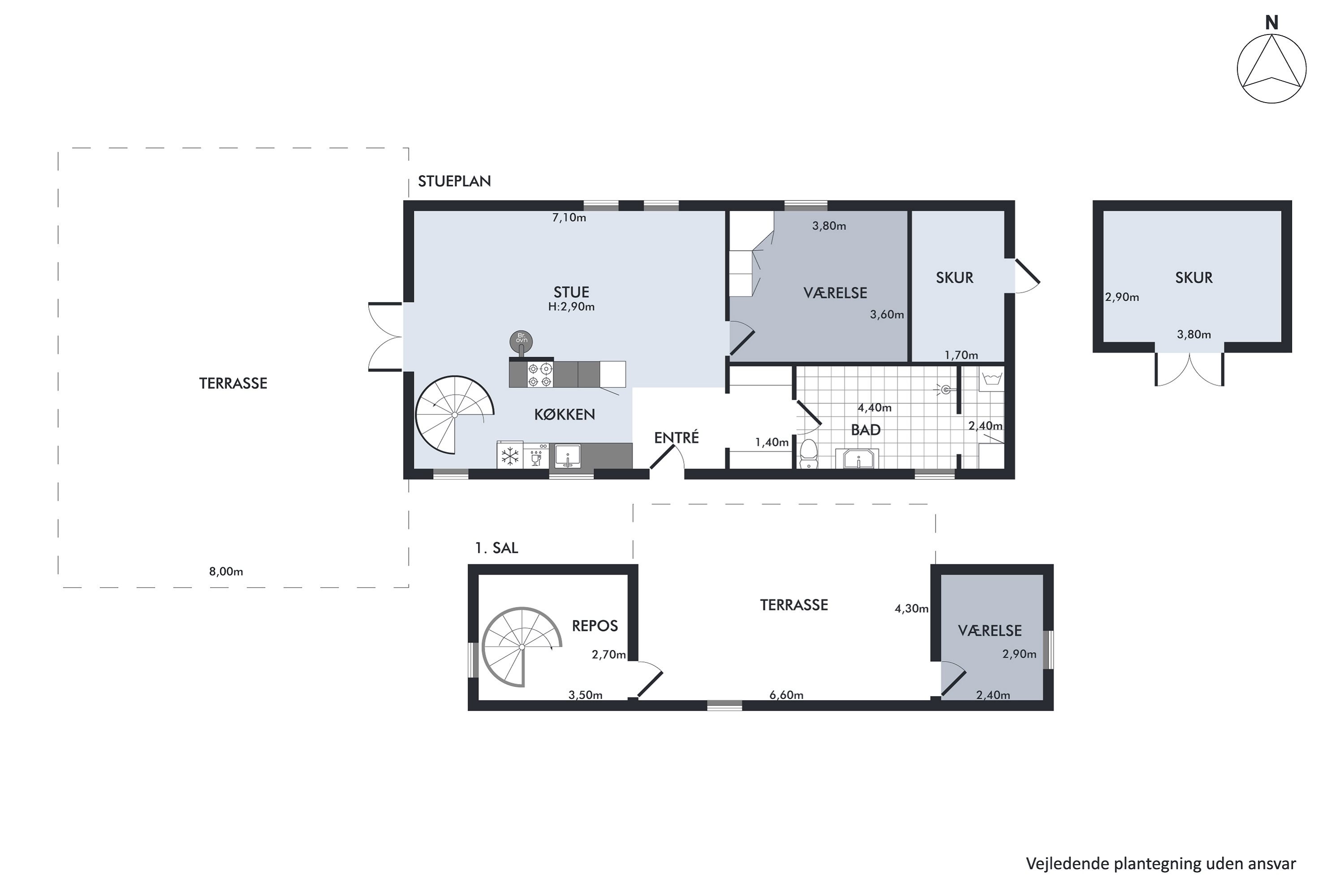 Plantegninger billede af Drosselvej 3, Østerby Havn, 9940 Læsø