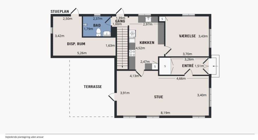 Plantegninger billede af Stationsgade 6, Vester Sottrup, 6400 Sønderborg