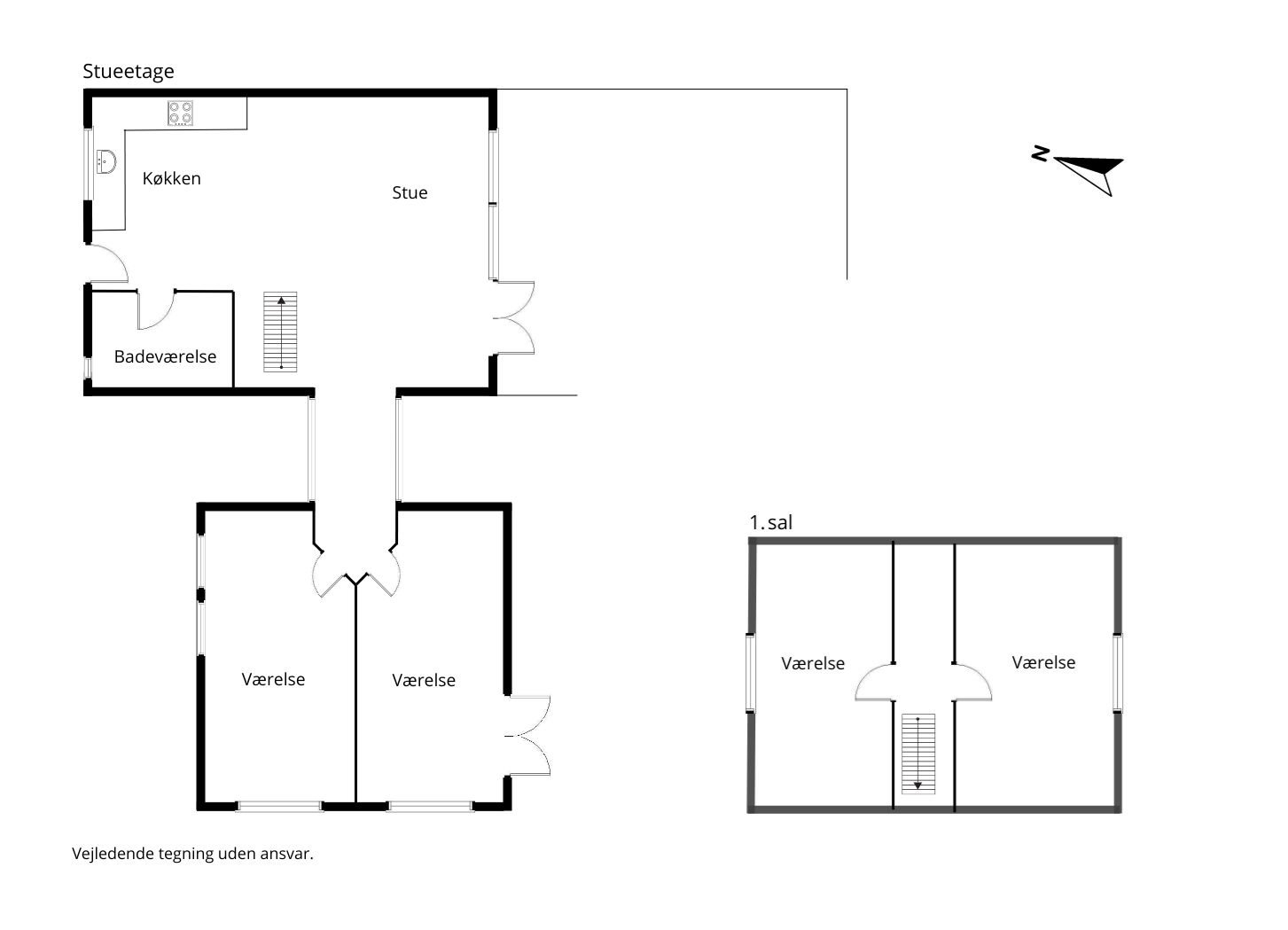 Plantegninger billede af Nordsøvej 199, Søndervig, 6950 Ringkøbing