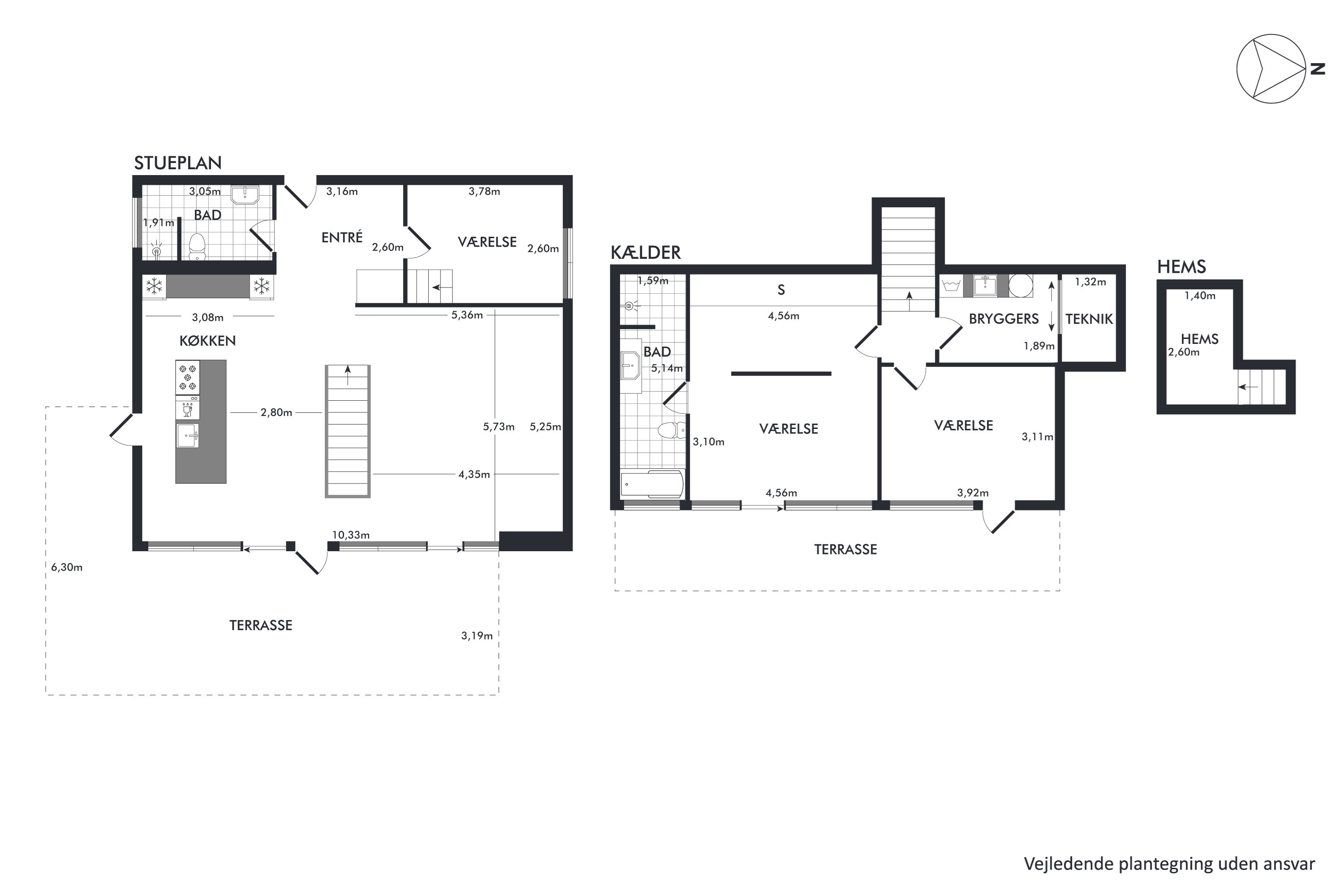 Plantegninger billede af Toftebjergvej 40, 2970 Hørsholm