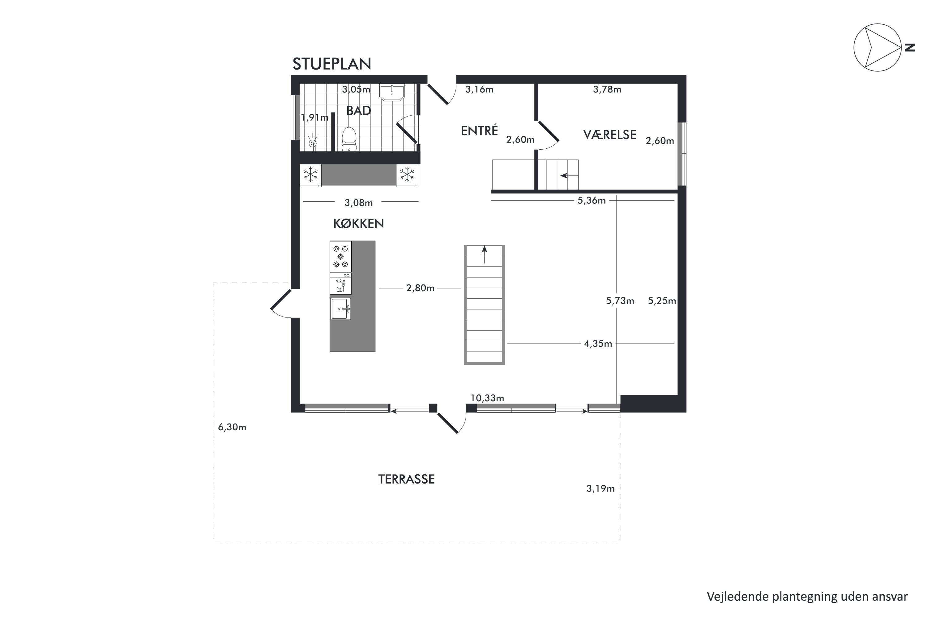 Plantegninger billede af Toftebjergvej 40, 2970 Hørsholm