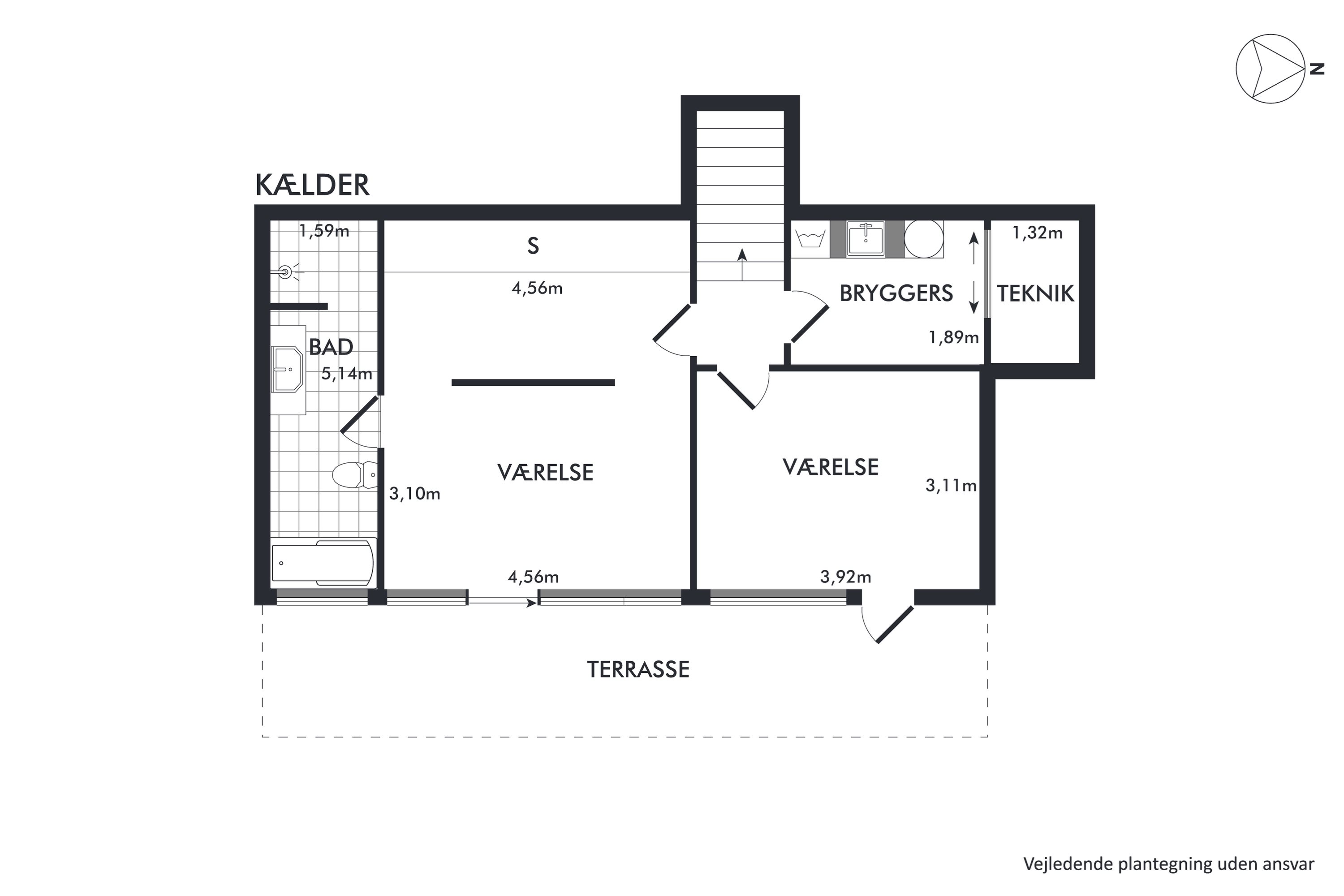 Plantegninger billede af Toftebjergvej 40, 2970 Hørsholm