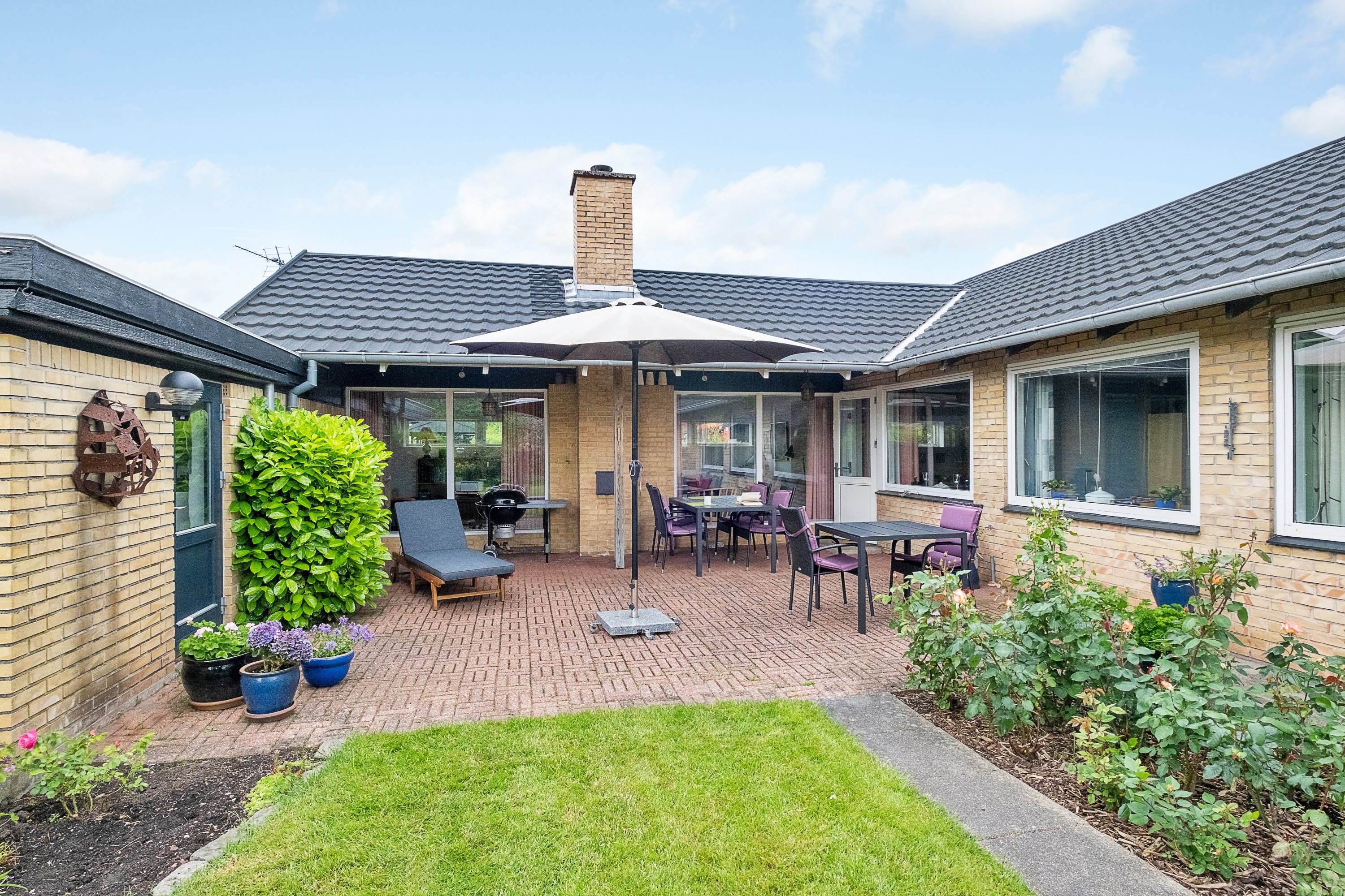 Villa: Terrasse på Spergelbakken 10, 8520 Lystrup