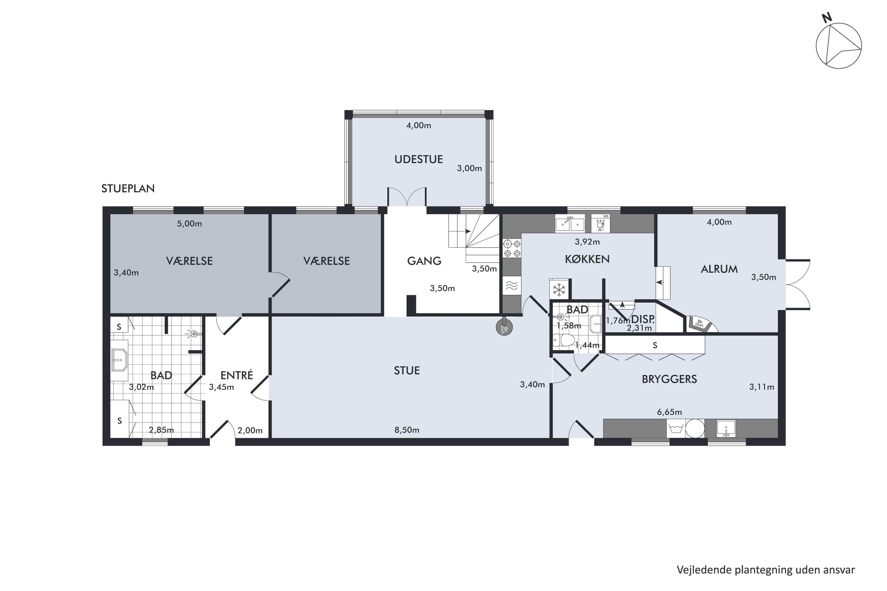 Plantegninger billede af Hyllerødvej 4A, 8783 Hornsyld