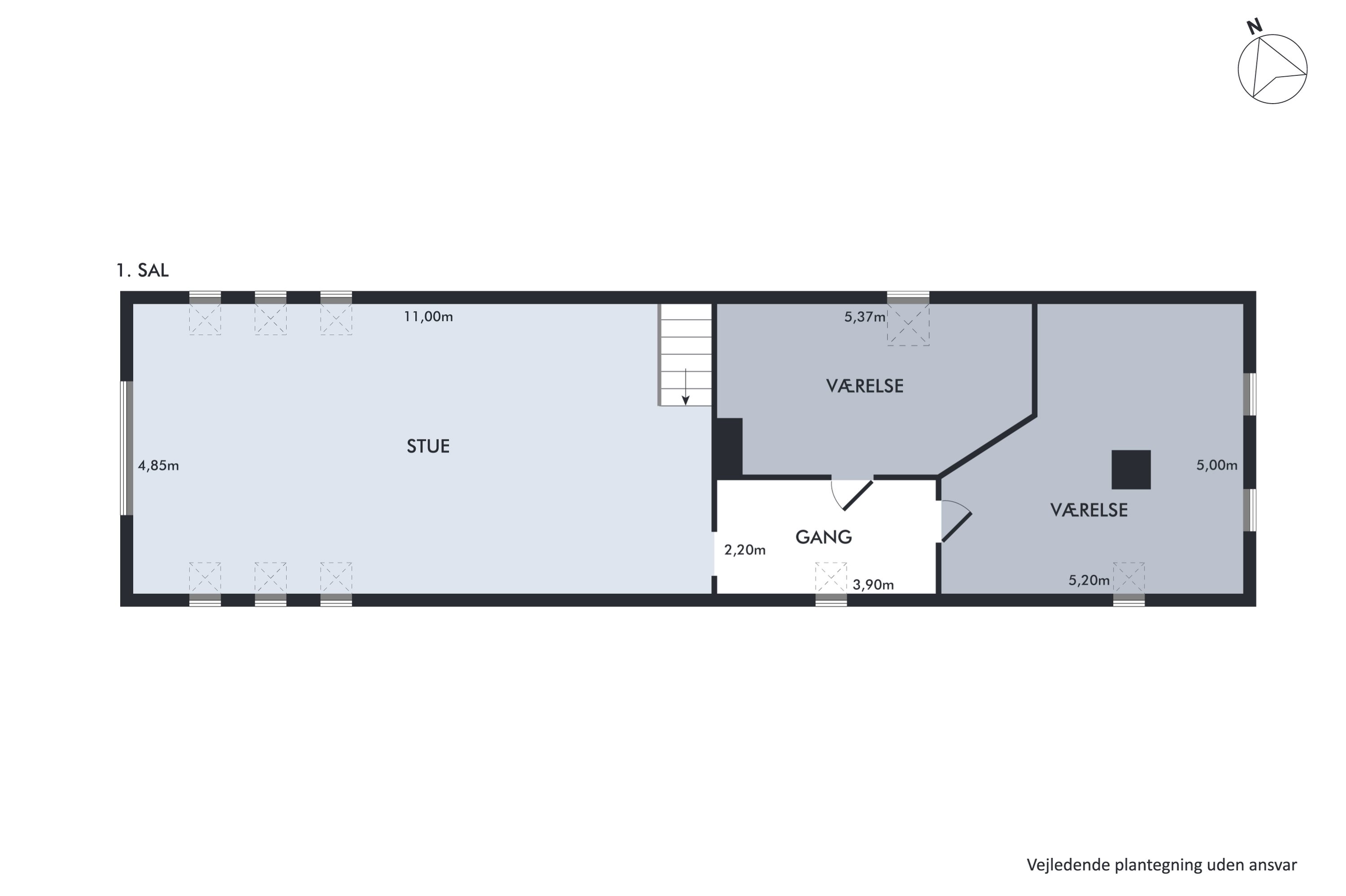 Plantegninger billede af Hyllerødvej 4A, 8783 Hornsyld