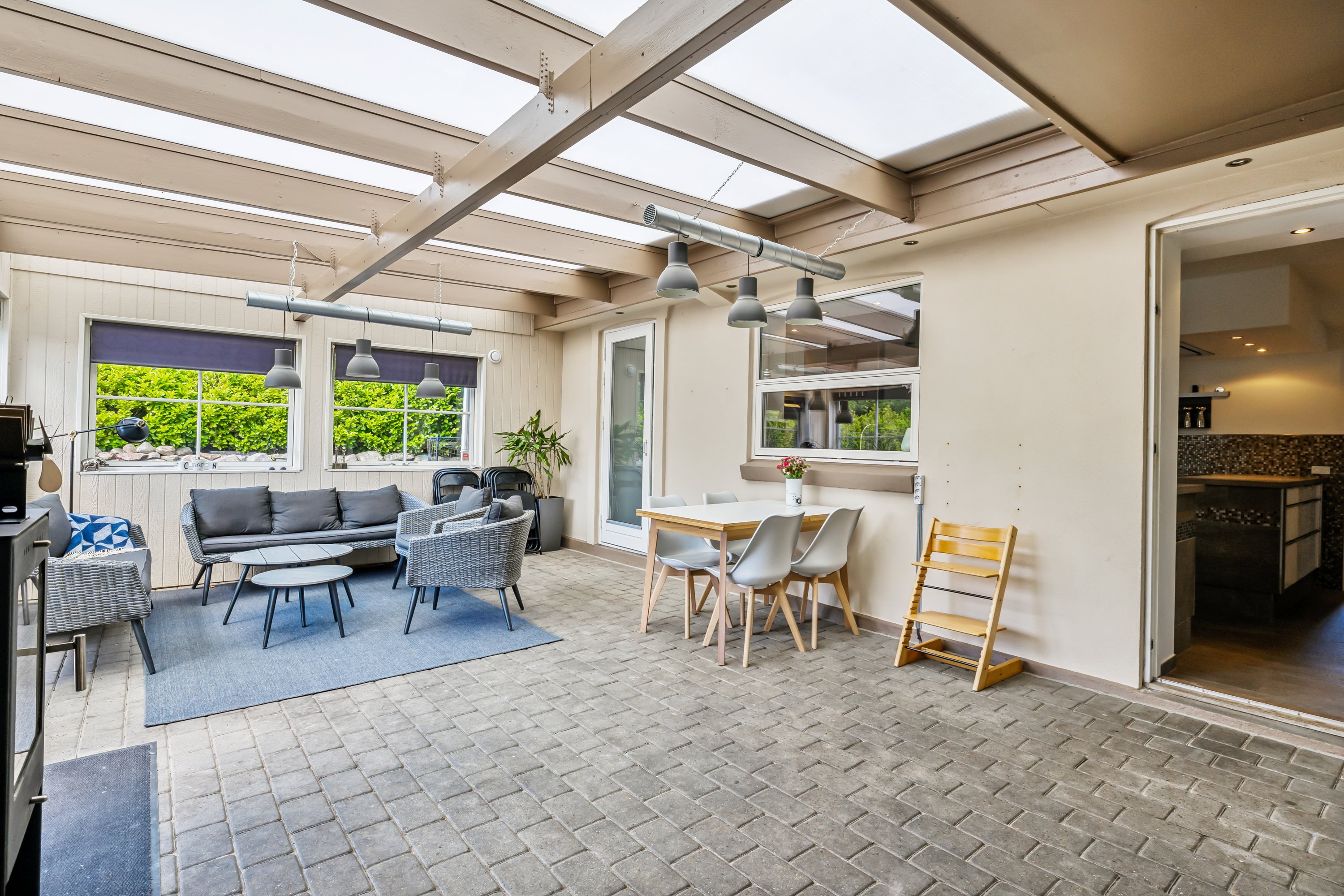 Fremhævet terrasse billede i fuldskærmstilstand. Billede af Middelfartvej 740, Korsebjerg, 5491 Blommenslyst