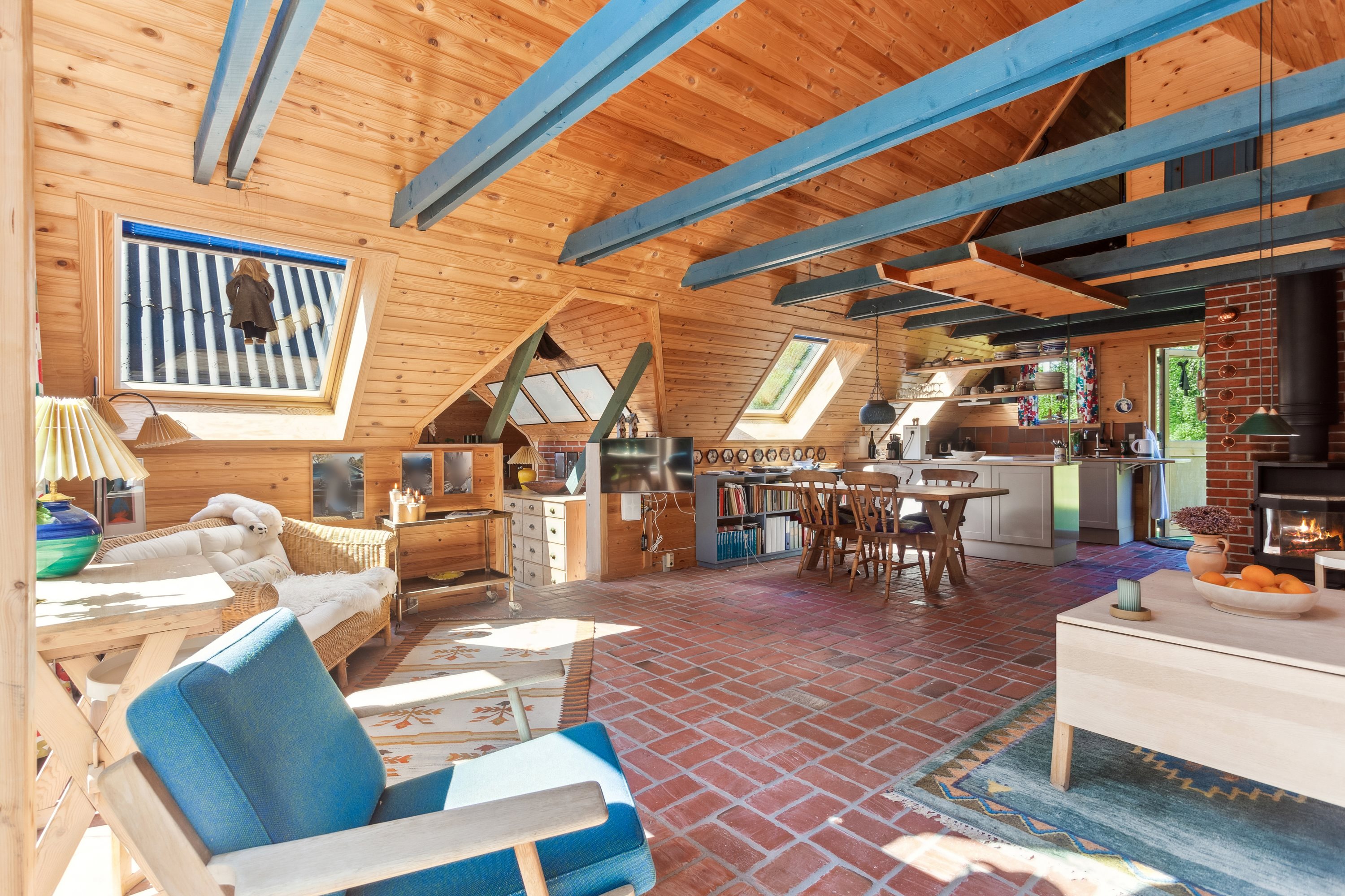 Fremhævet stue billede i fuldskærmstilstand. Billede af Klokkeblomstvej 1, Vesterø, 9940 Læsø