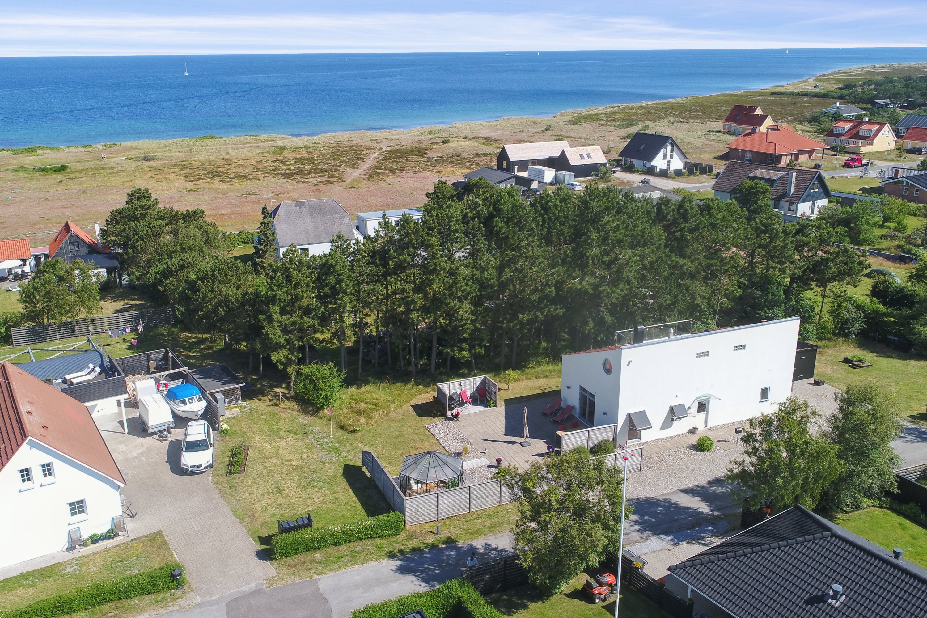 Fremhævet luftfoto billede i fuldskærmstilstand. Billede af Drosselvej 3, Østerby Havn, 9940 Læsø