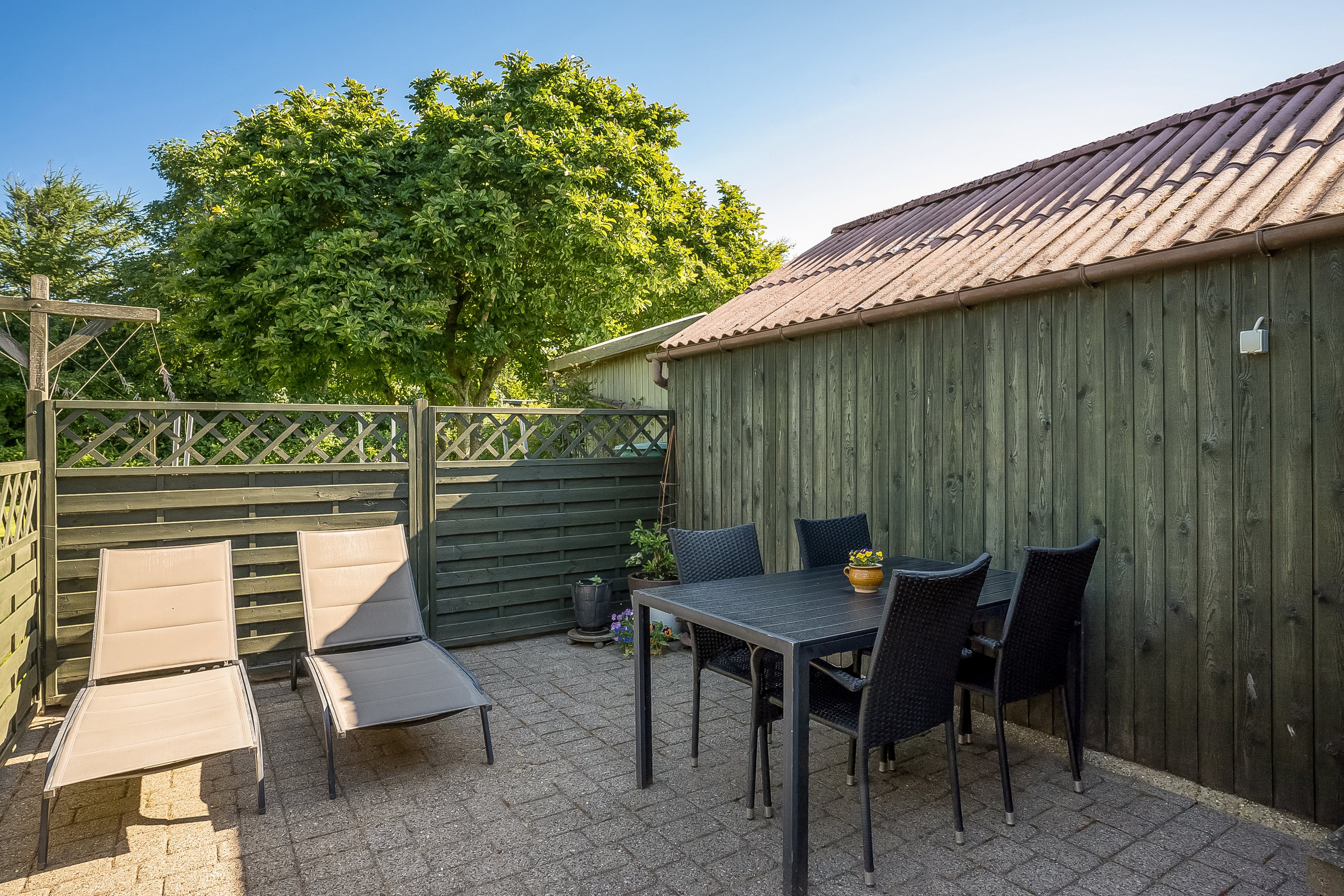 Fremhævet terrasse billede i fuldskærmstilstand. Billede af Bredgade 15A, 6940 Lem St