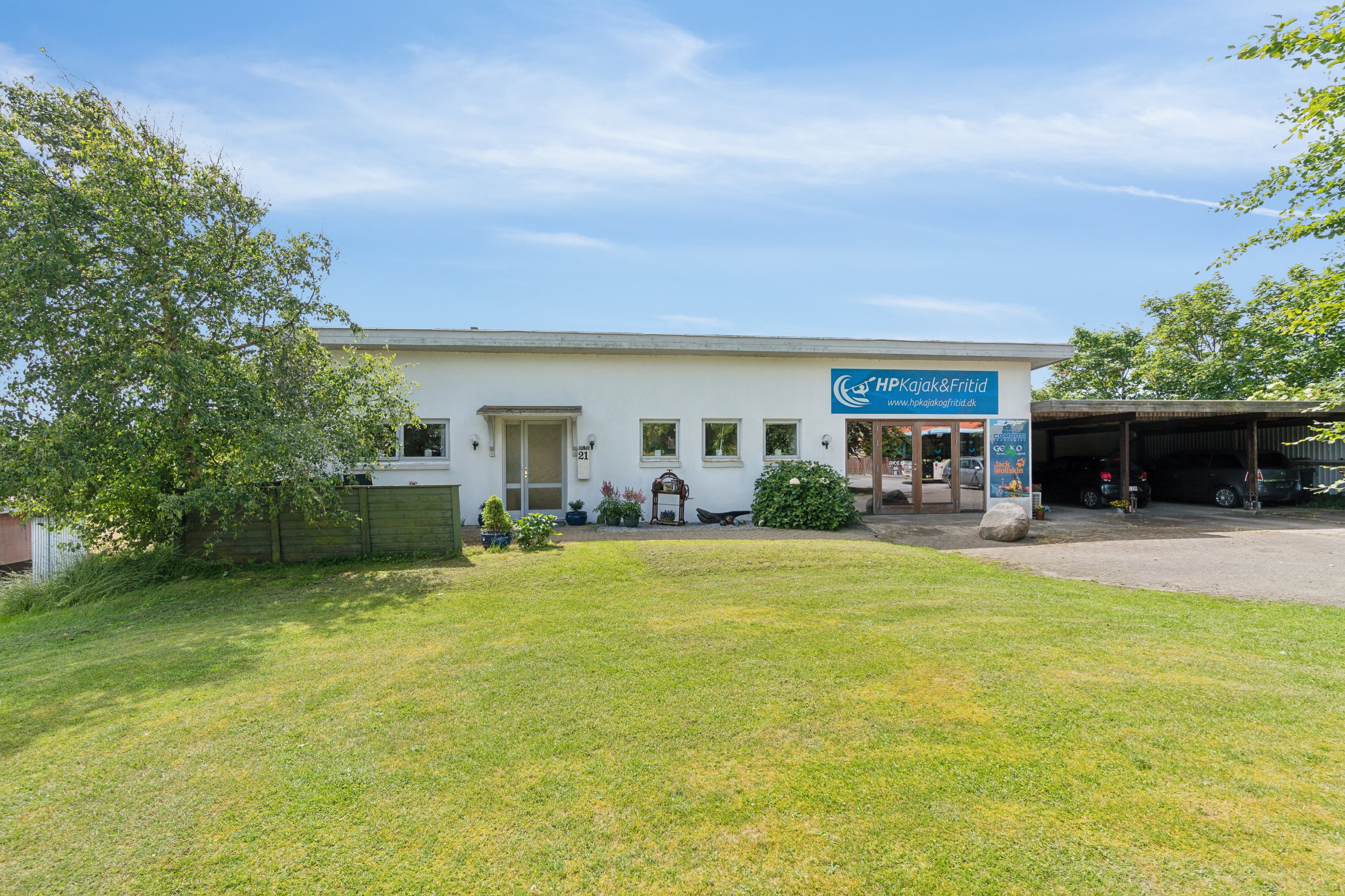 Miniaturebillede 1: set fra haven. Billede af Bybakken 21, Ræhr, 7730 Hanstholm