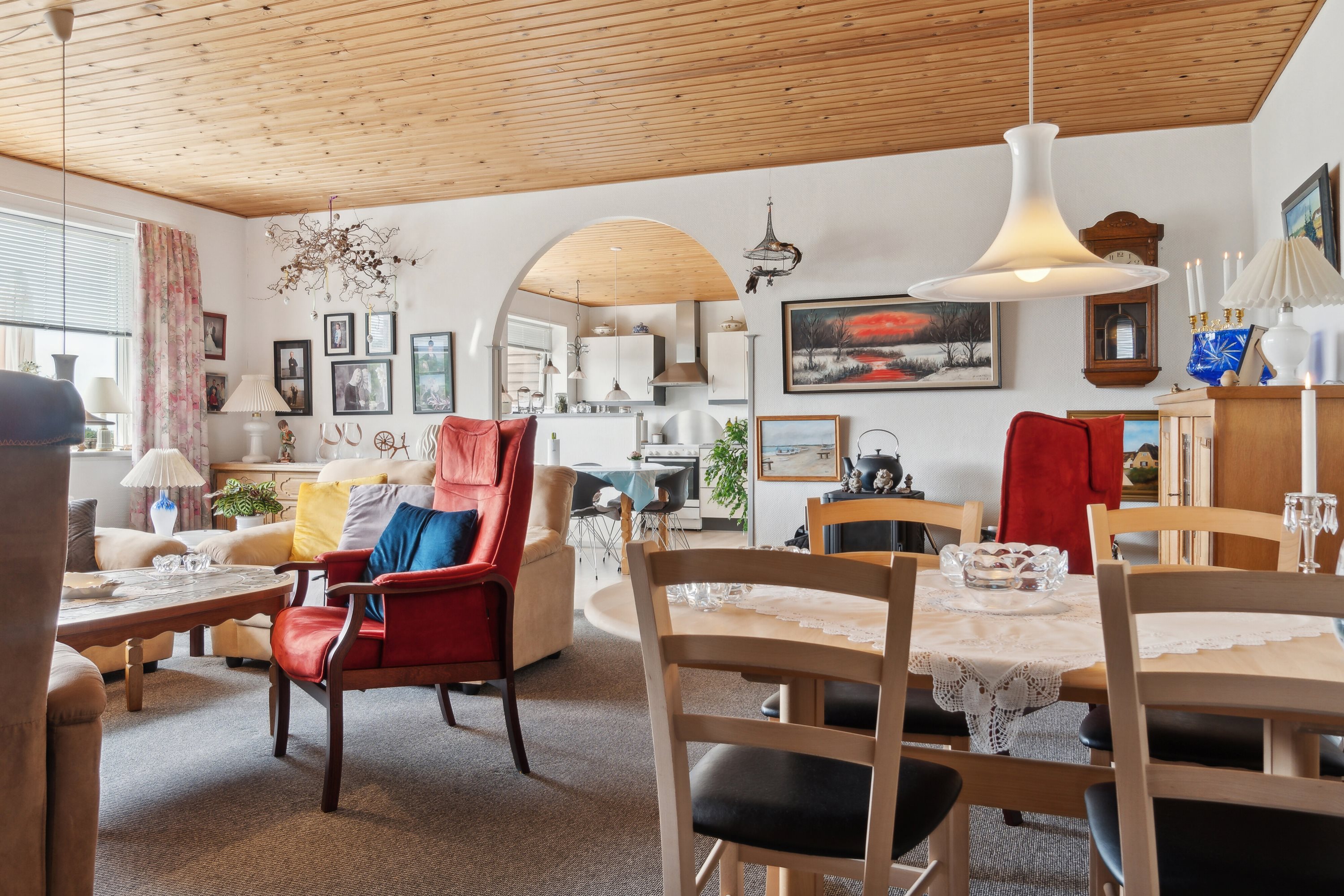 Fremhævet spisestue billede i fuldskærmstilstand. Billede af Bybakken 21, Ræhr, 7730 Hanstholm