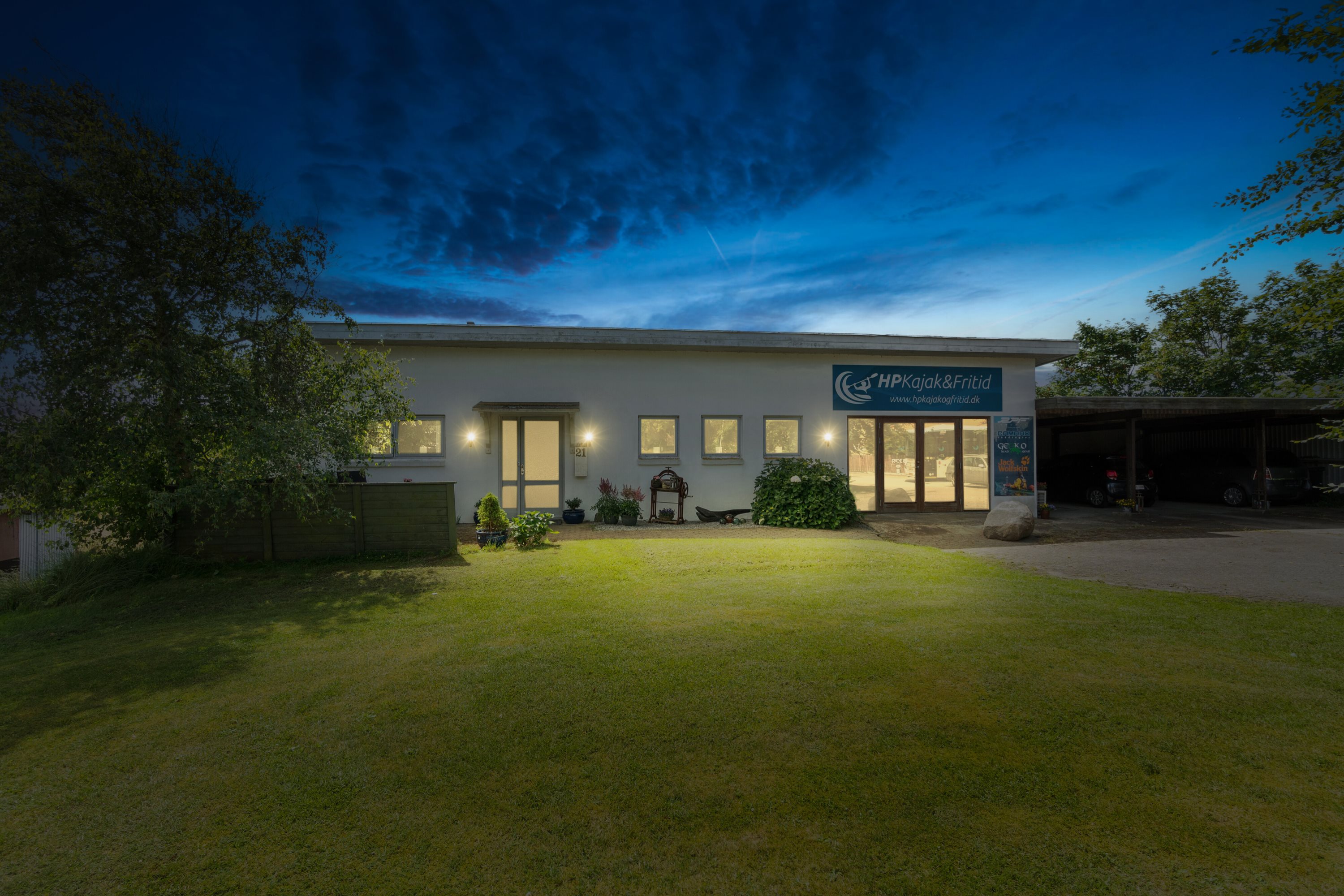 Fremhævet set fra haven billede i fuldskærmstilstand. Billede af Bybakken 21, Ræhr, 7730 Hanstholm