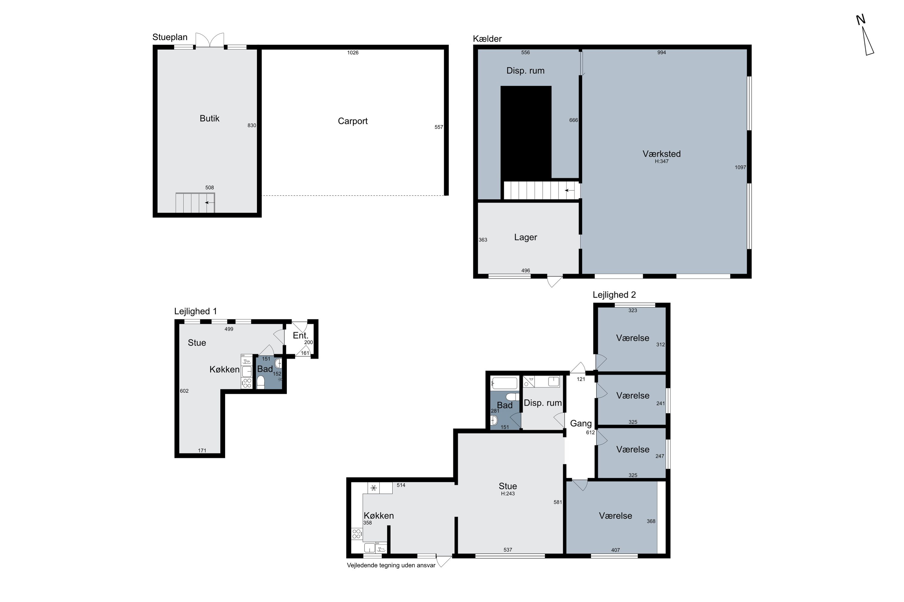 Plantegninger billede af Bybakken 21, Ræhr, 7730 Hanstholm