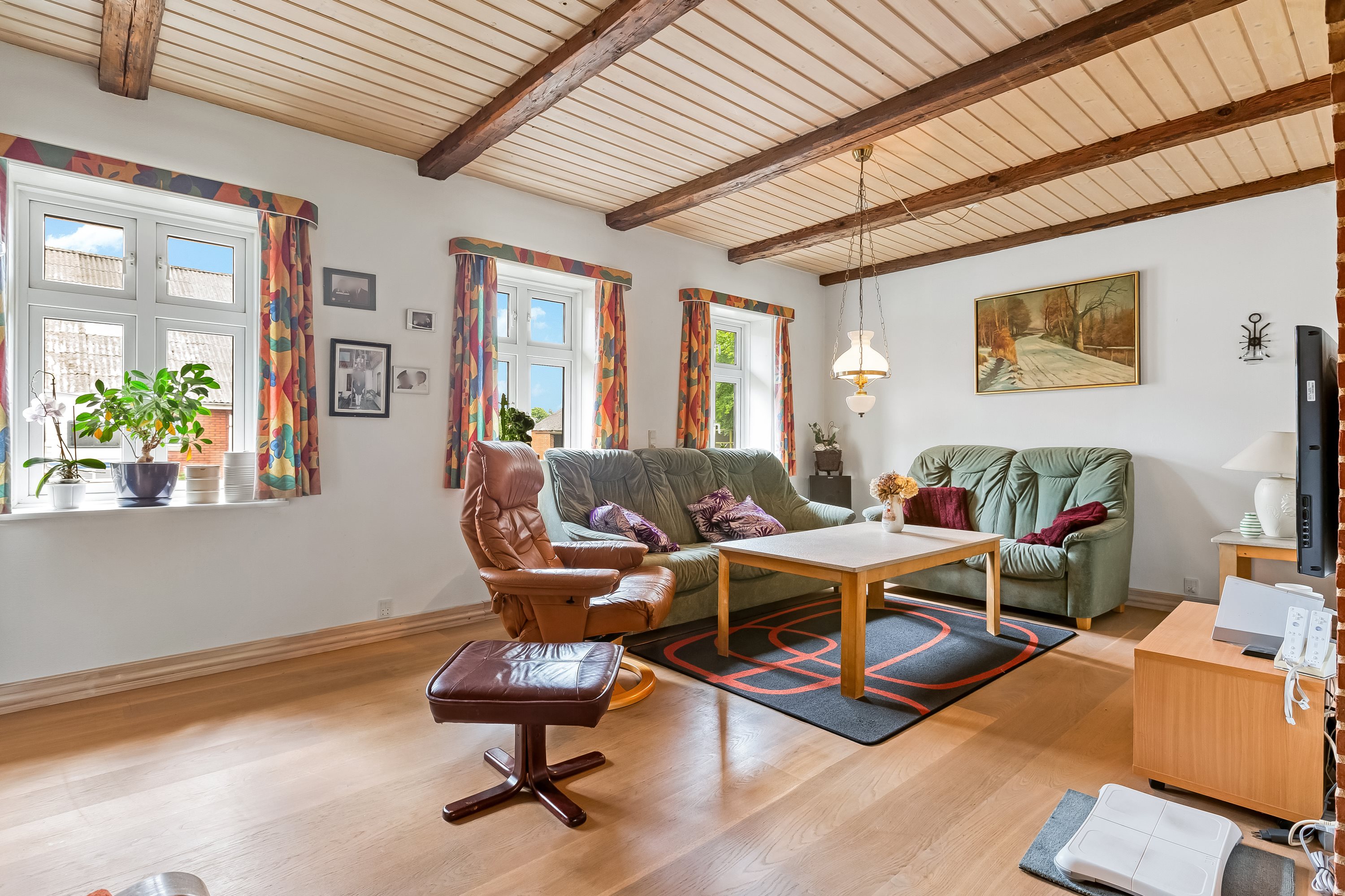 Fremhævet stue billede i fuldskærmstilstand. Billede af Hesselåvej 33, Skave, 7500 Holstebro