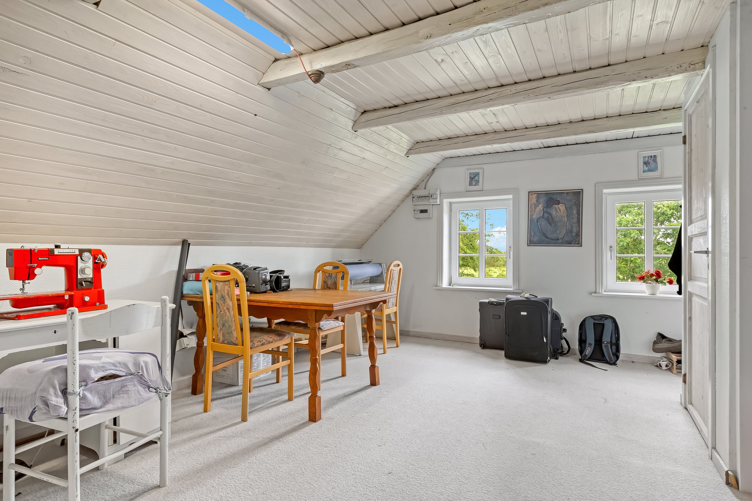 Fremhævet stue billede i fuldskærmstilstand. Billede af Hesselåvej 33, Skave, 7500 Holstebro