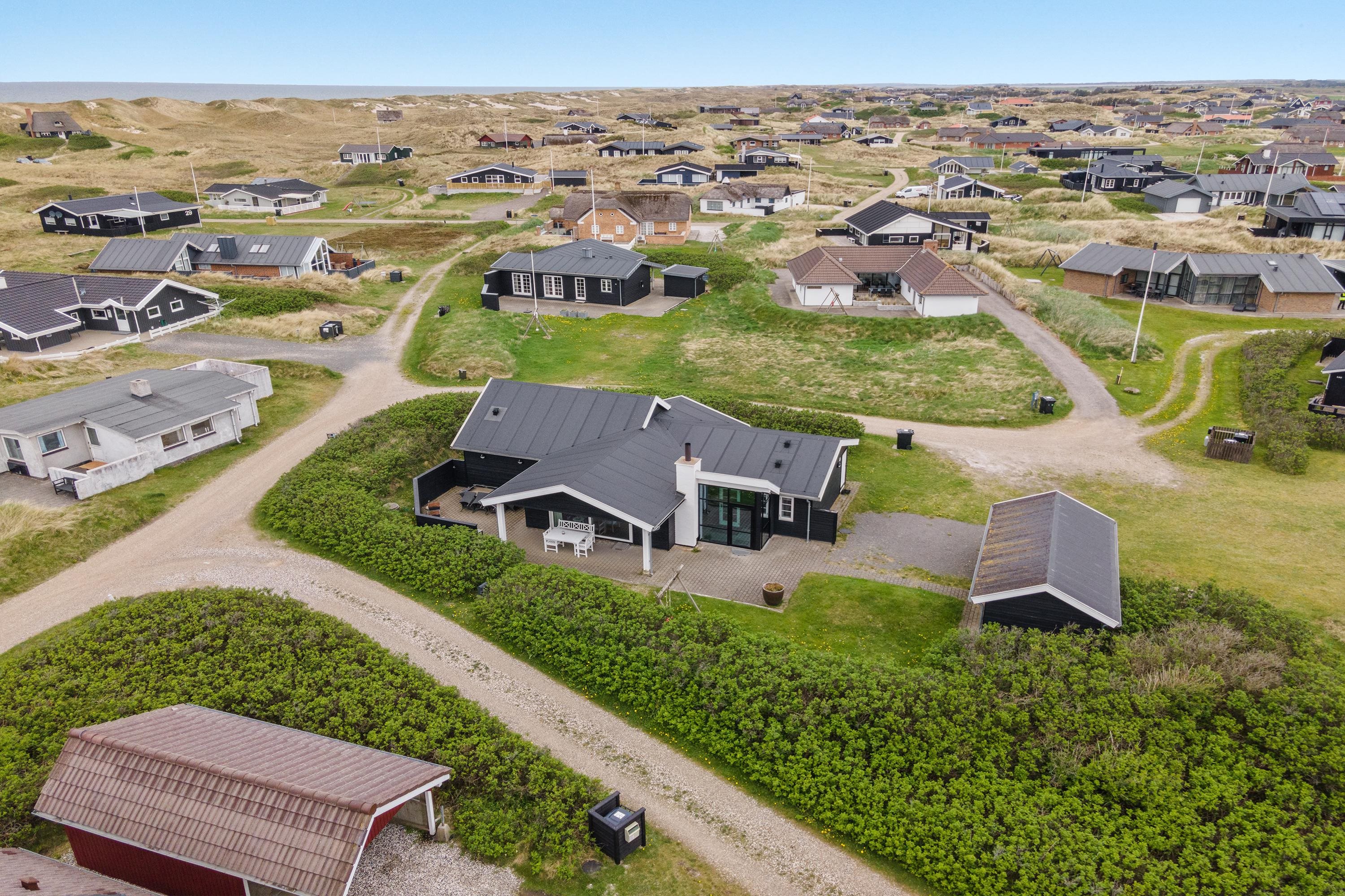 Fremhævet luftfoto billede i fuldskærmstilstand. Billede af Hafavej 139, Søndervig, 6950 Ringkøbing