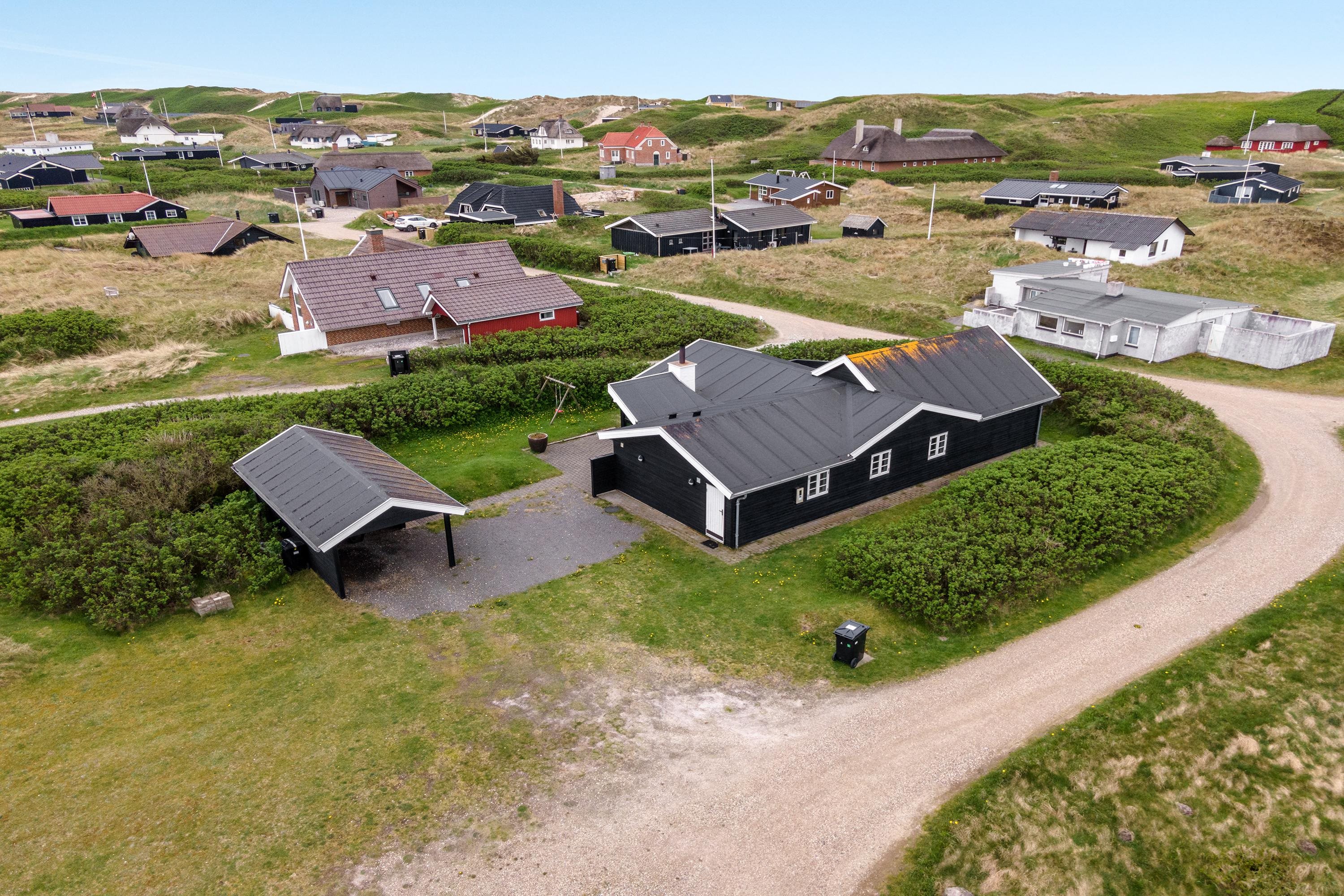 Fremhævet luftfoto billede i fuldskærmstilstand. Billede af Hafavej 139, Søndervig, 6950 Ringkøbing